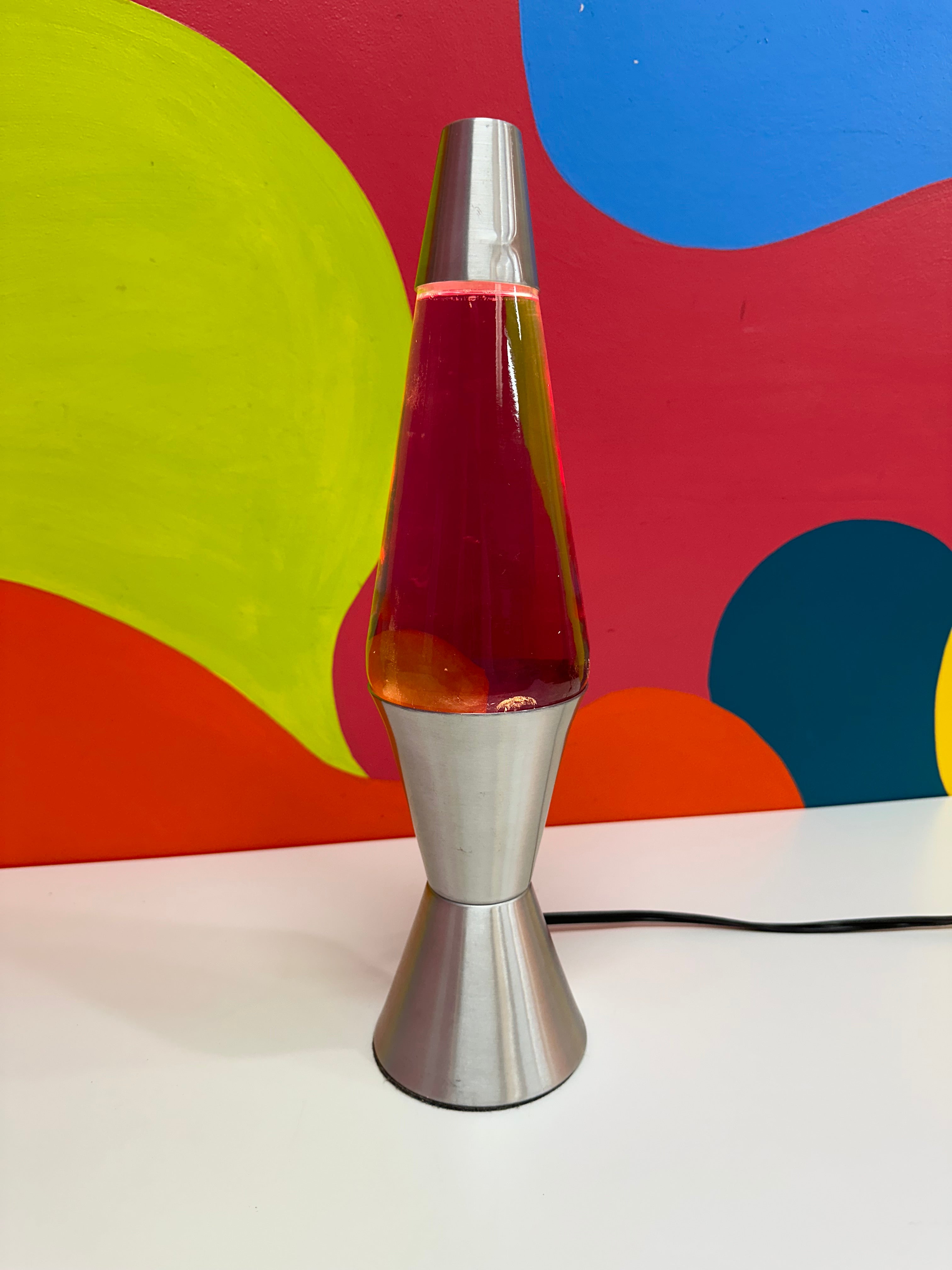 Silver Lava Lamp