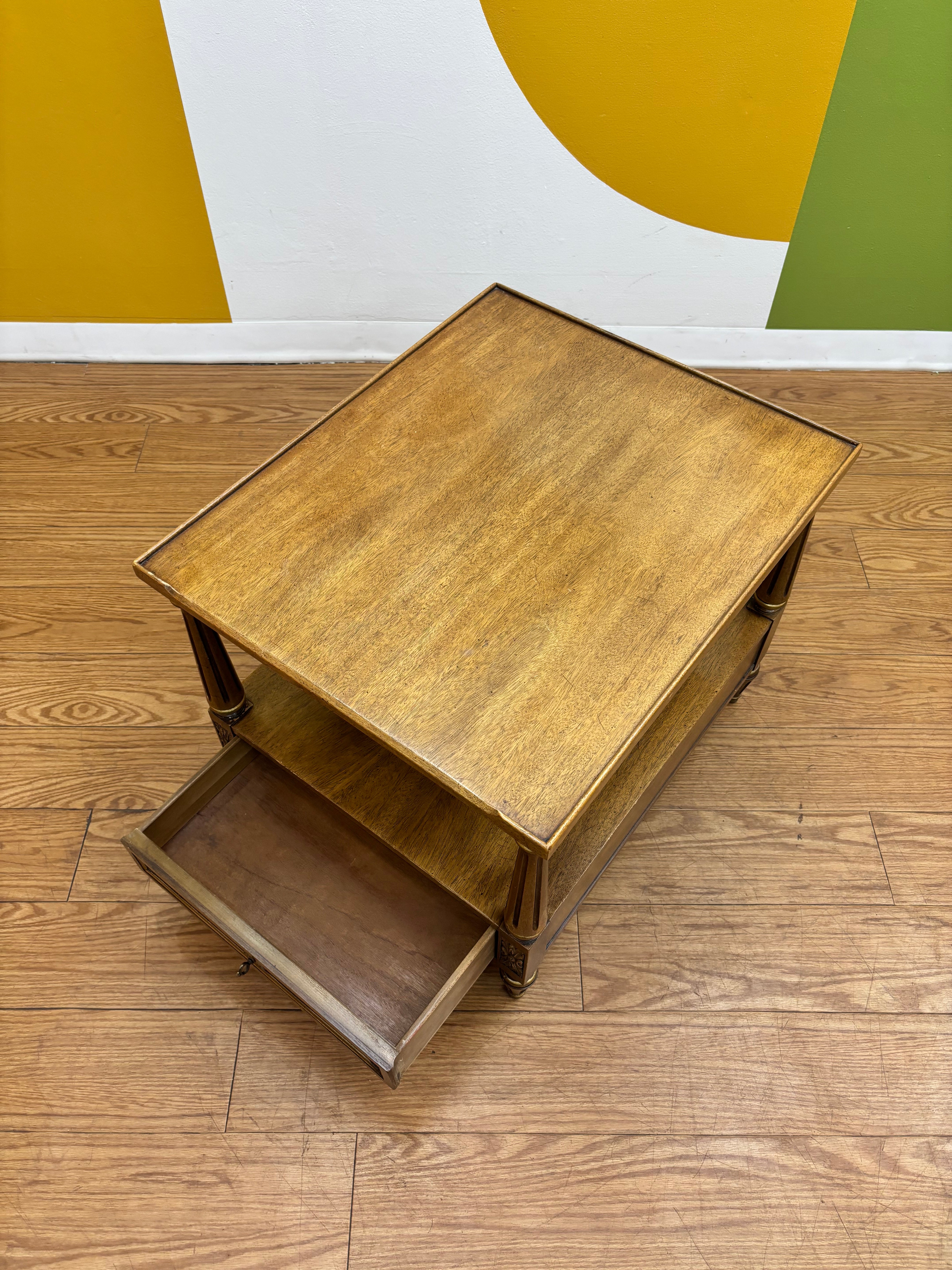 Wood Side Table