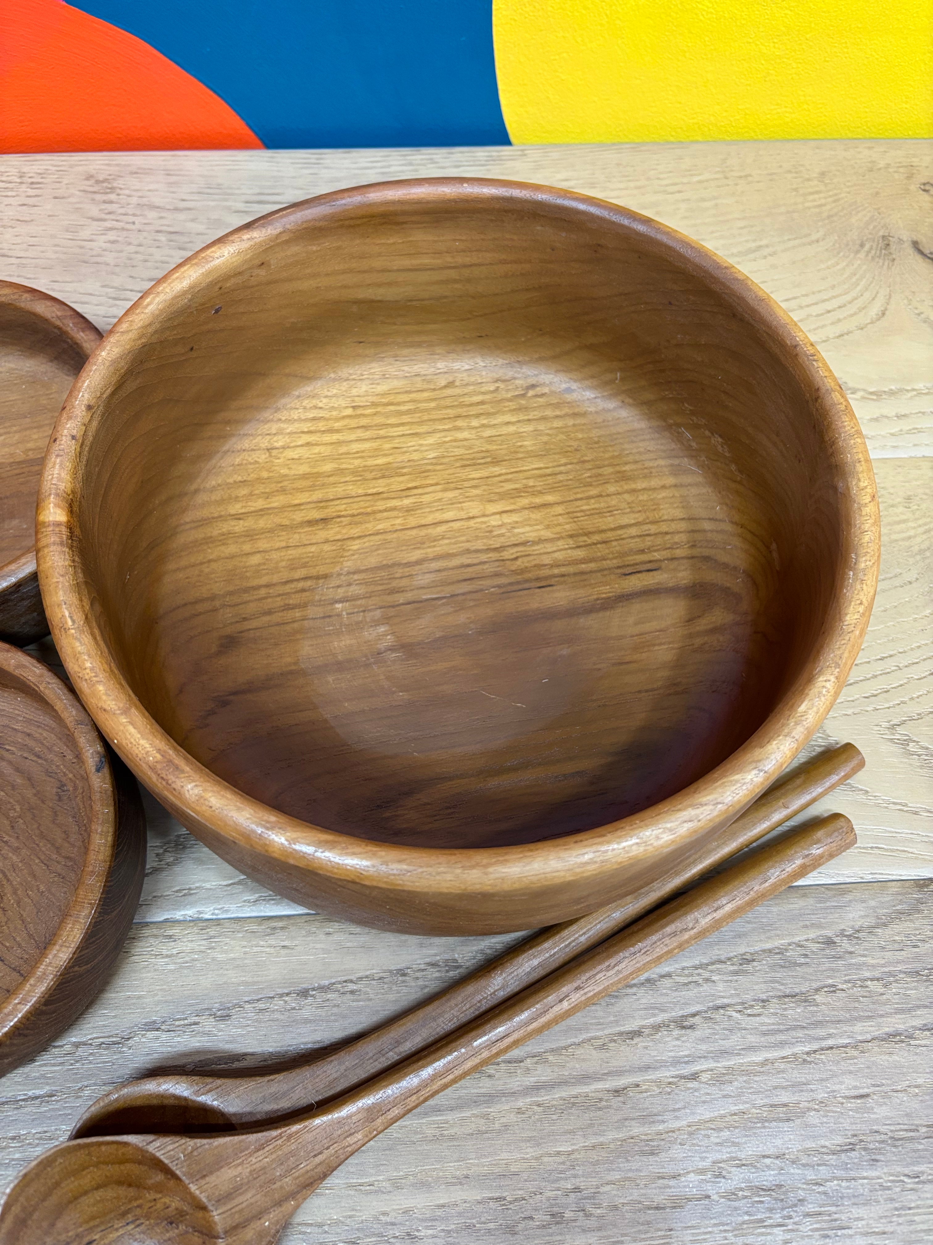 Wood Bowl Set