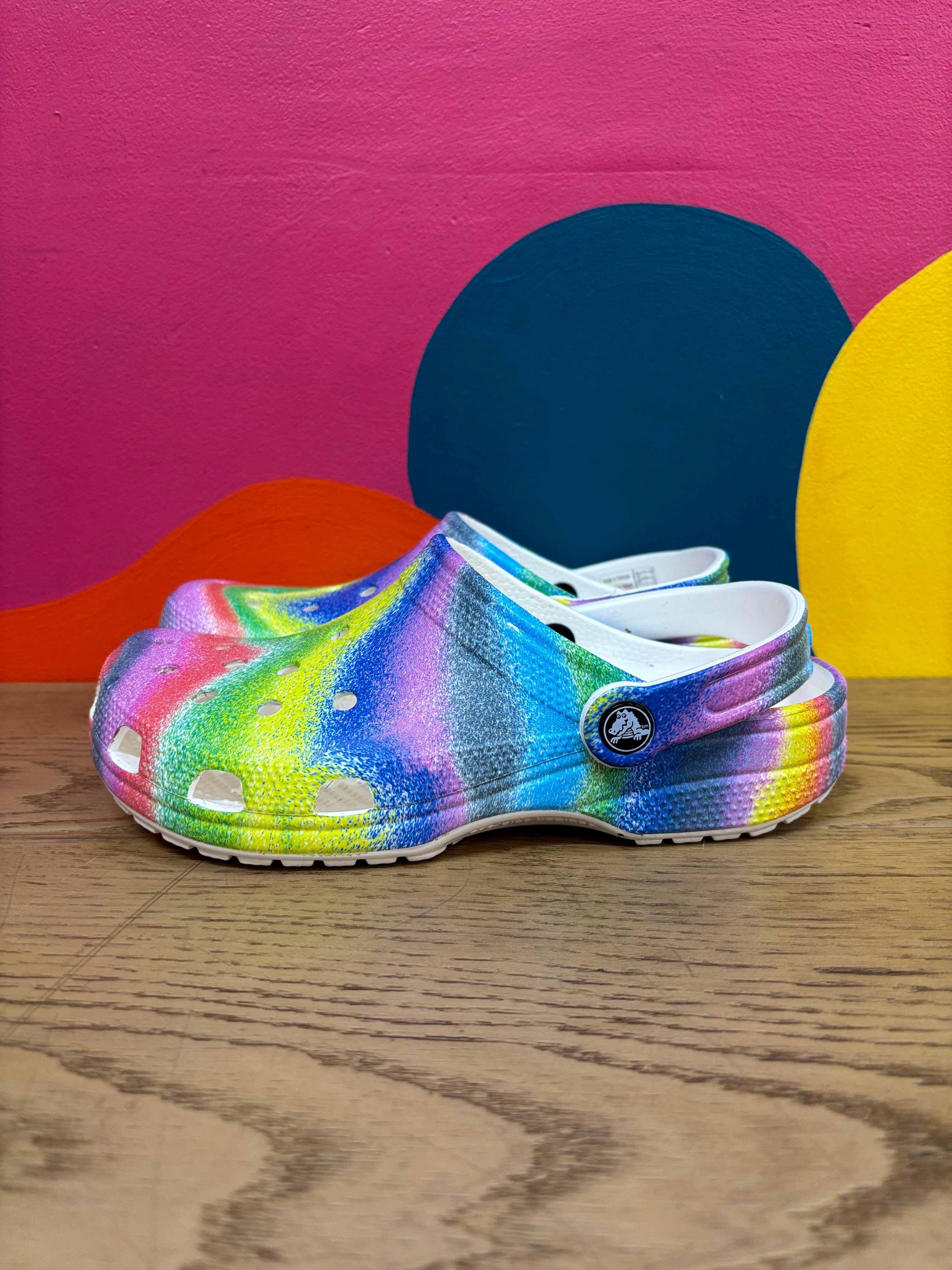 Spray Dye Clog Crocs (M6/W8)