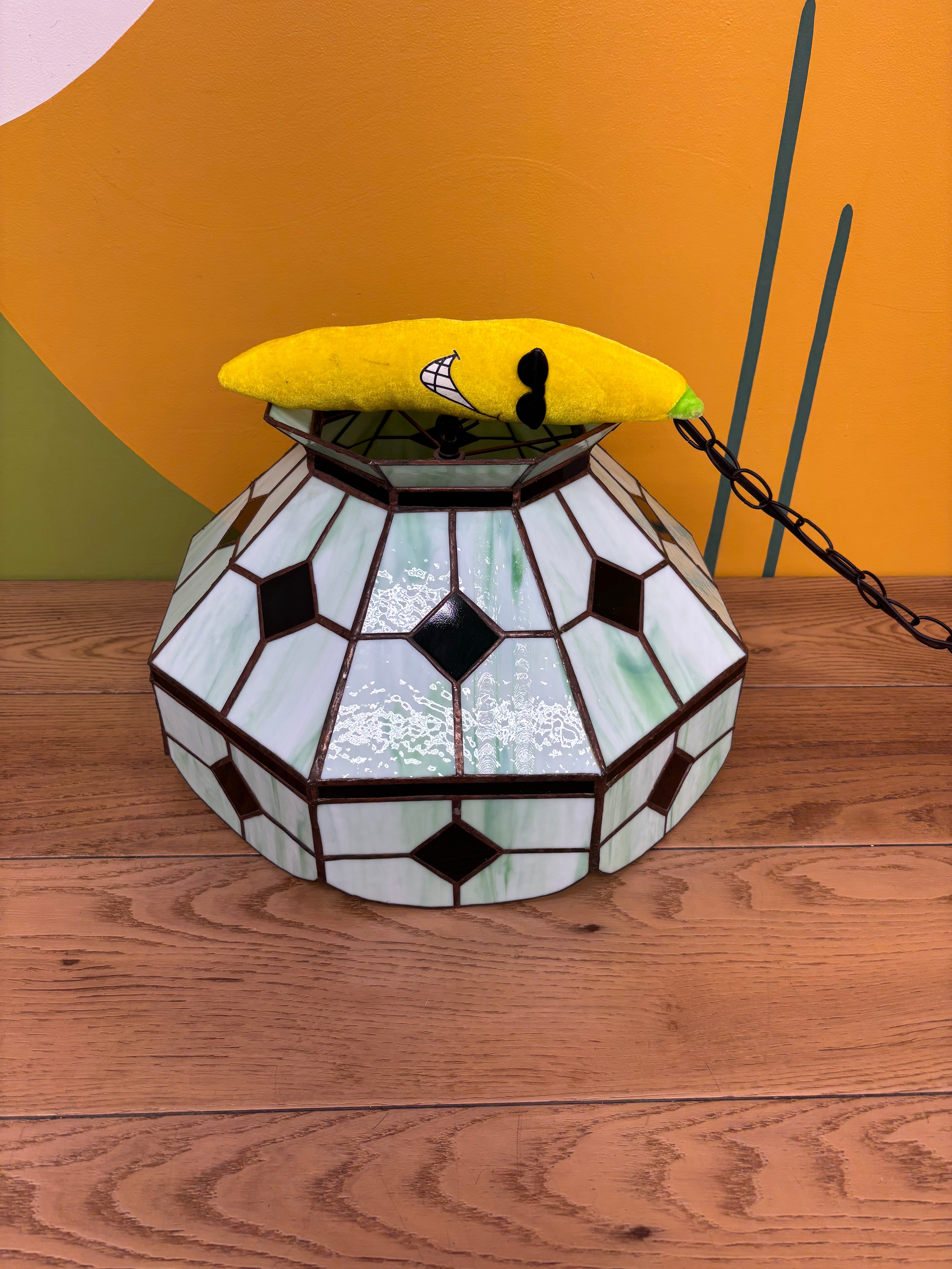 Stained Glass Swag Lamp