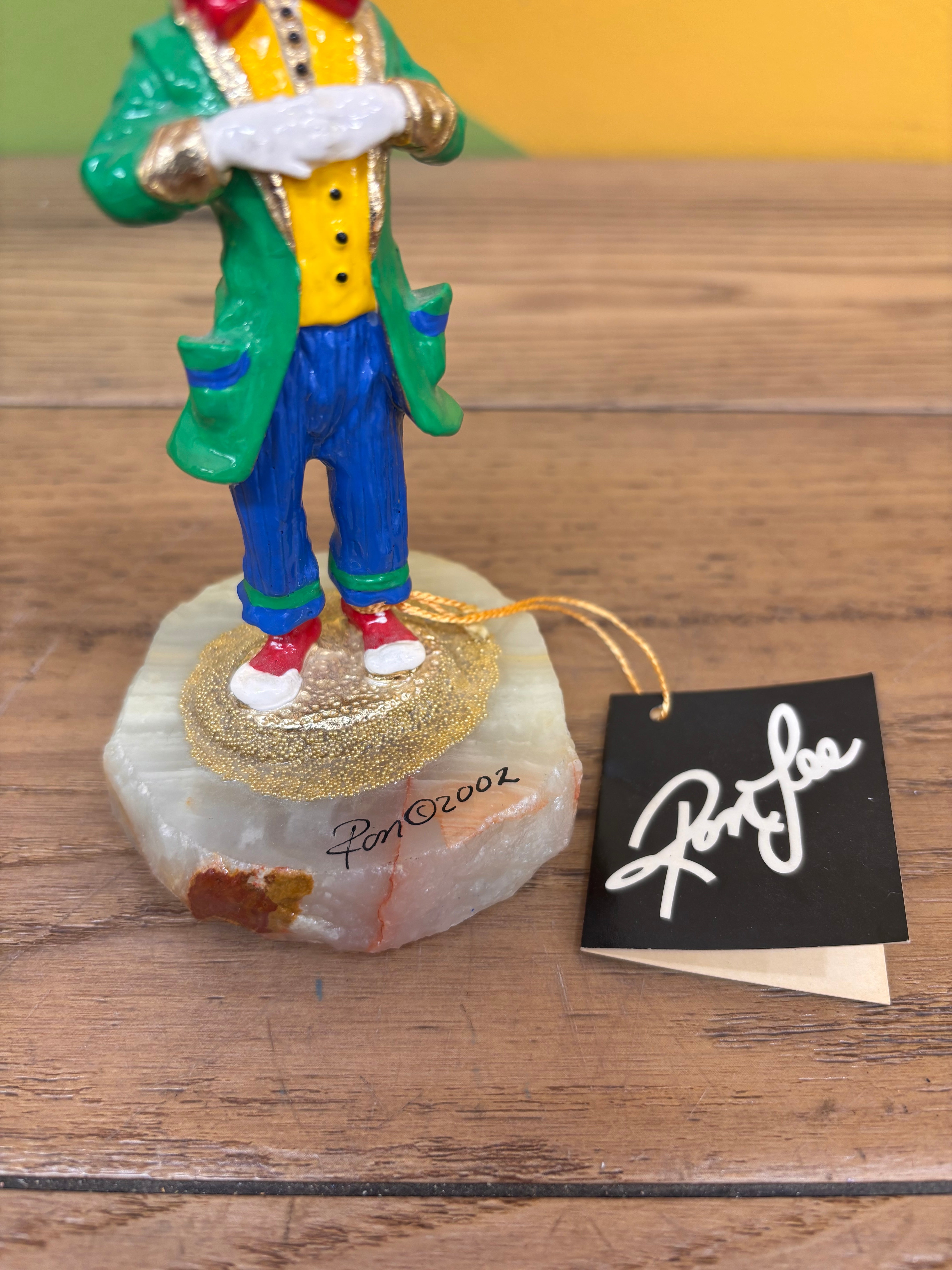 Ron Lee Onyx Clown Statue
