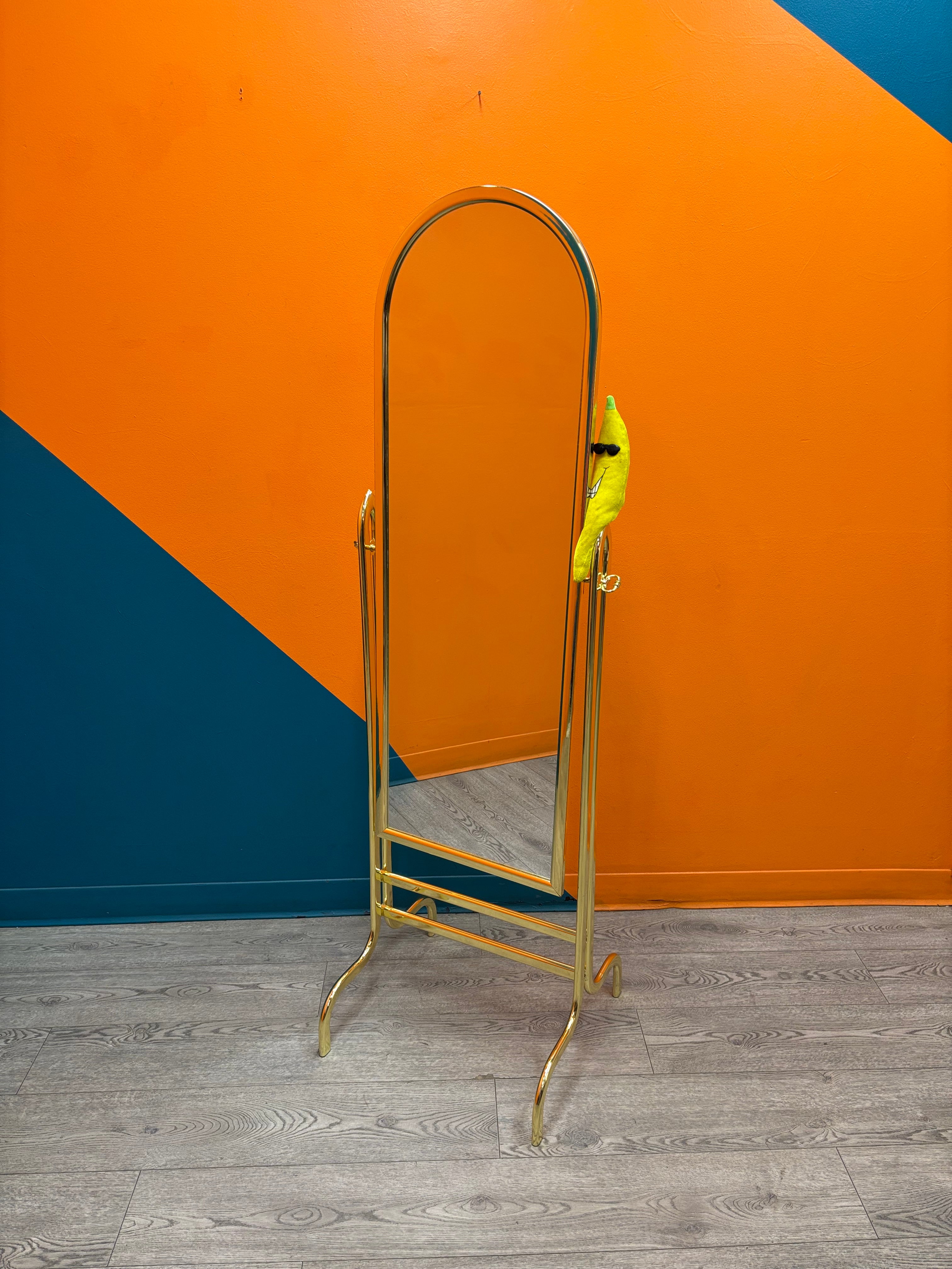 Gold Free Standing Mirror