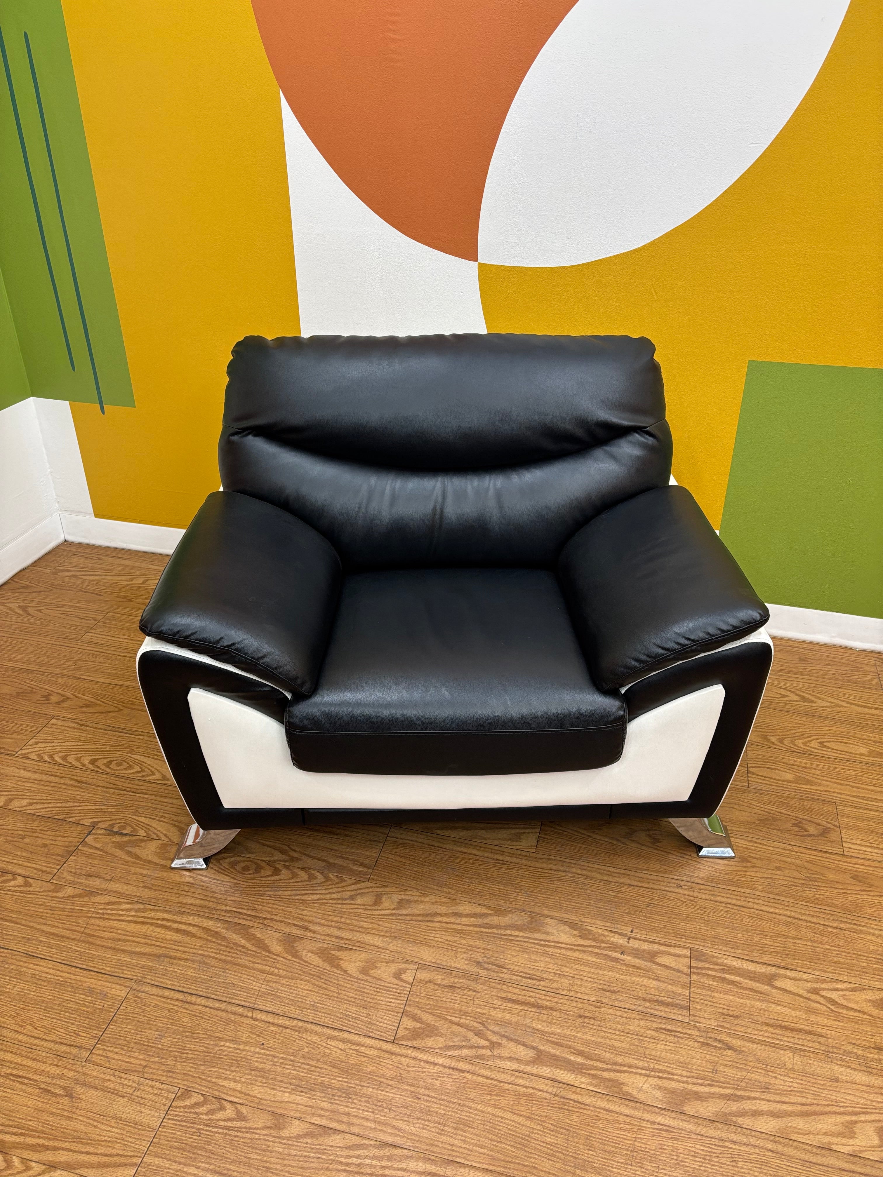 Black & White Armchair