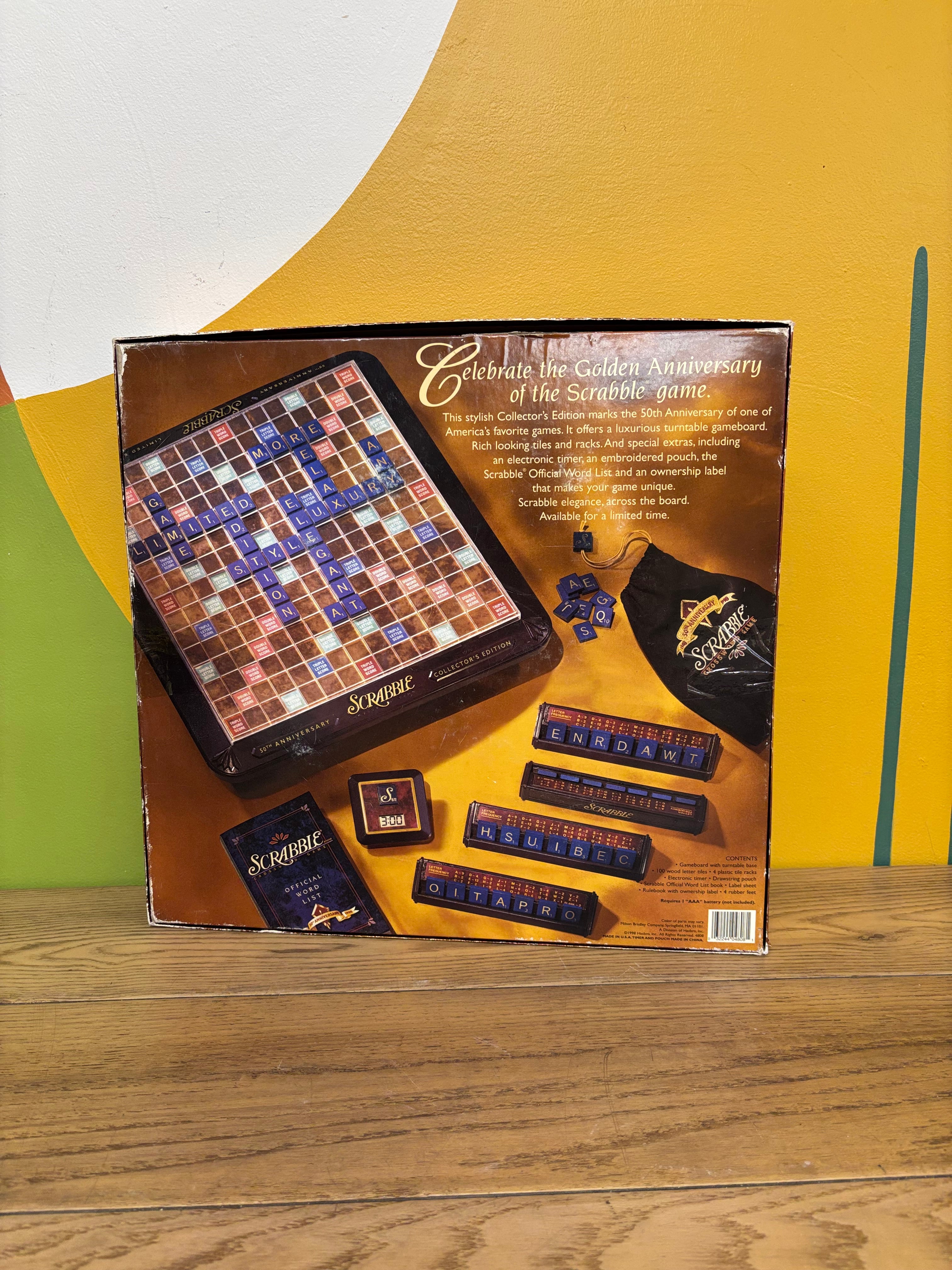 50th Anniversary Scrabble Board Game