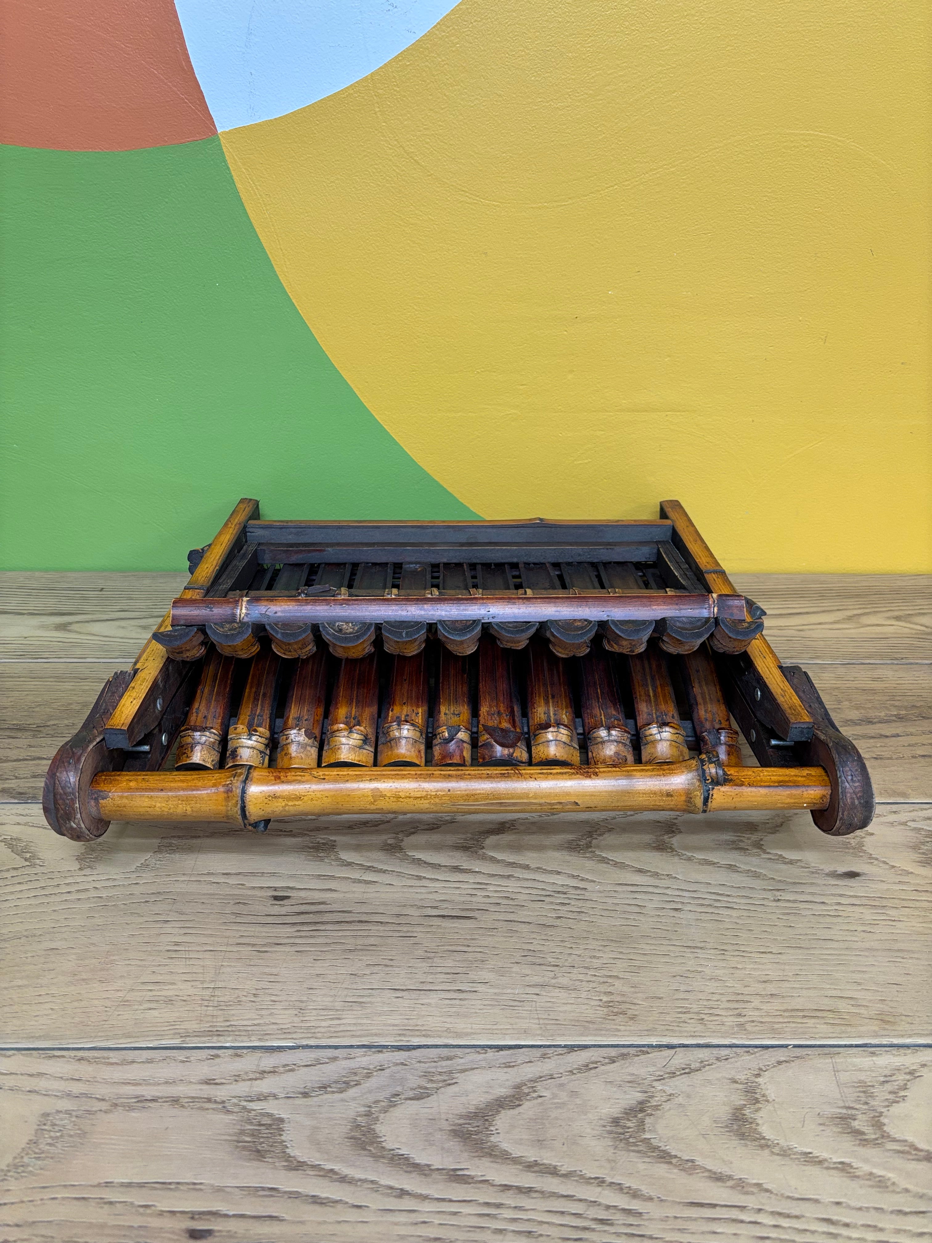 Bamboo Magazine Rack