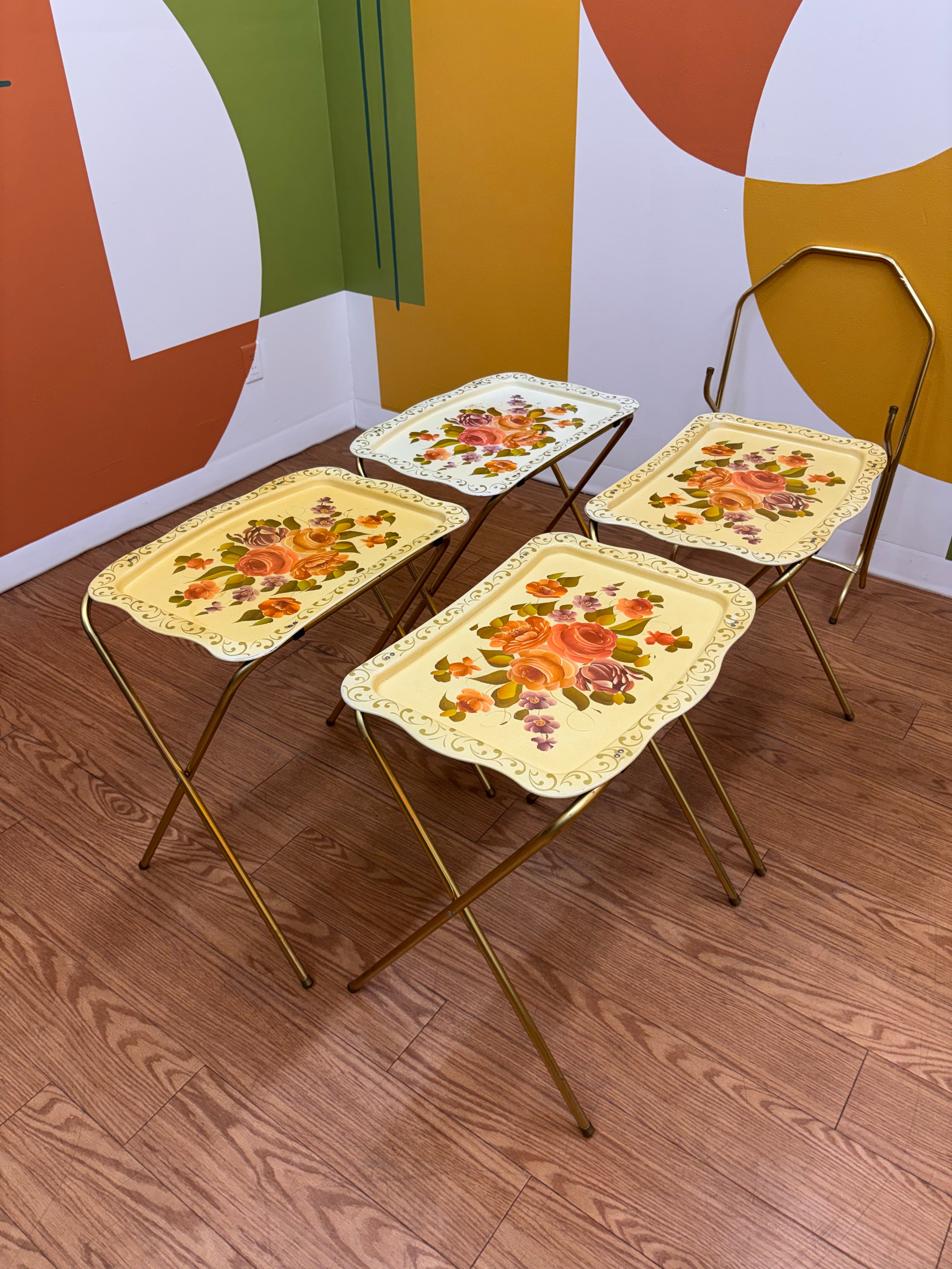 Set of 4 TV Trays
