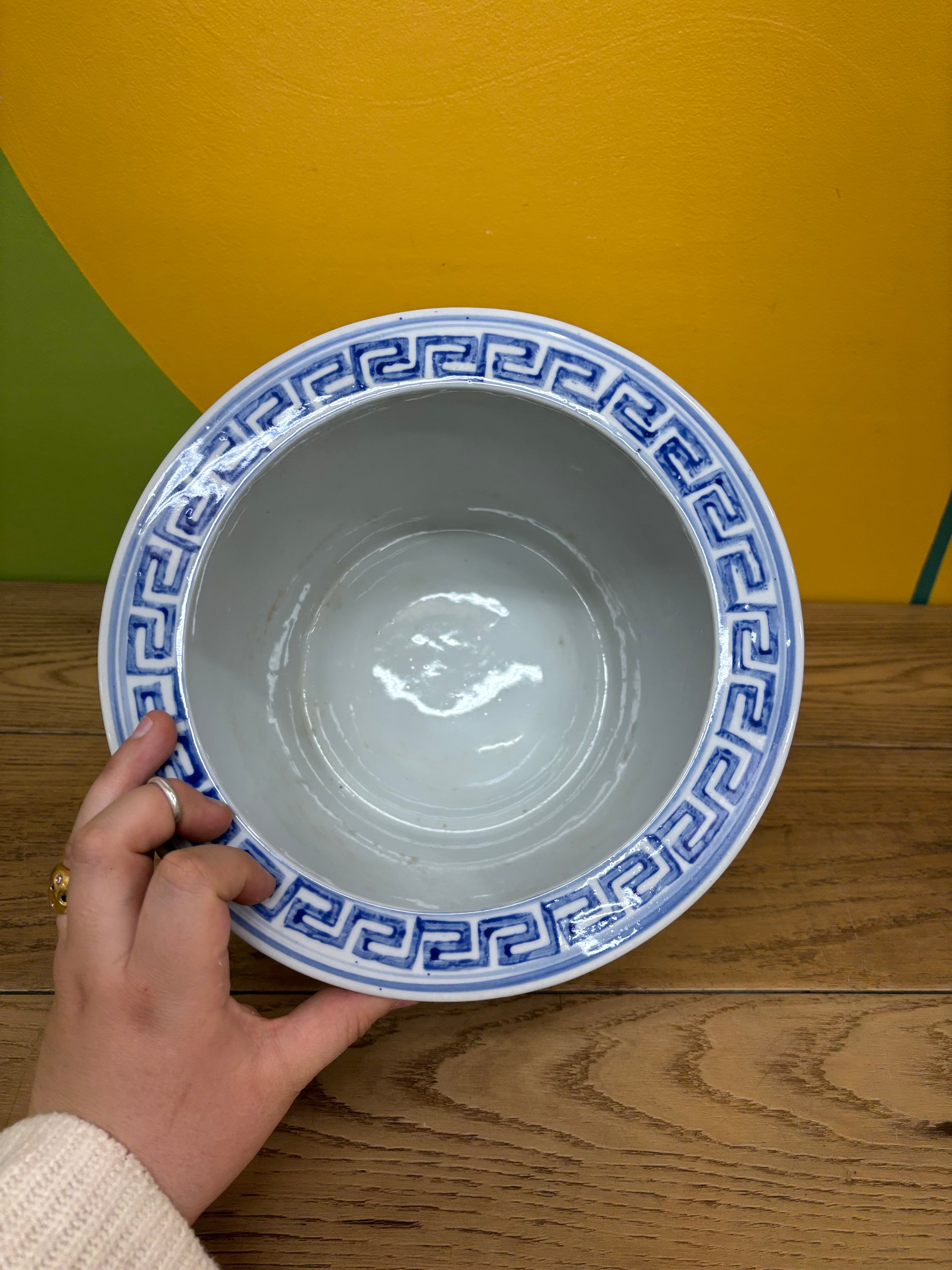 Blue & White Planter Pot