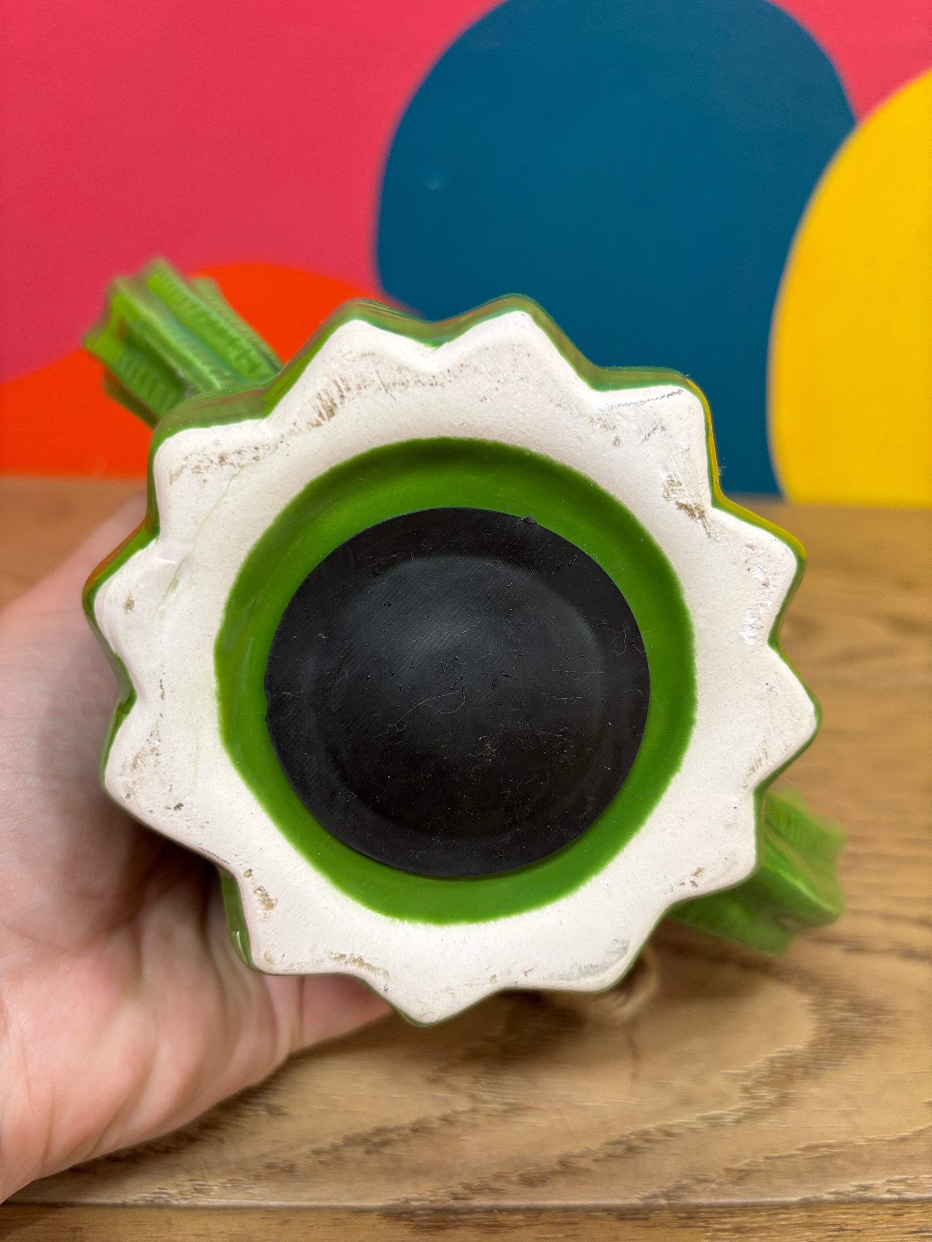 Ceramic Cactus Birdhouse
