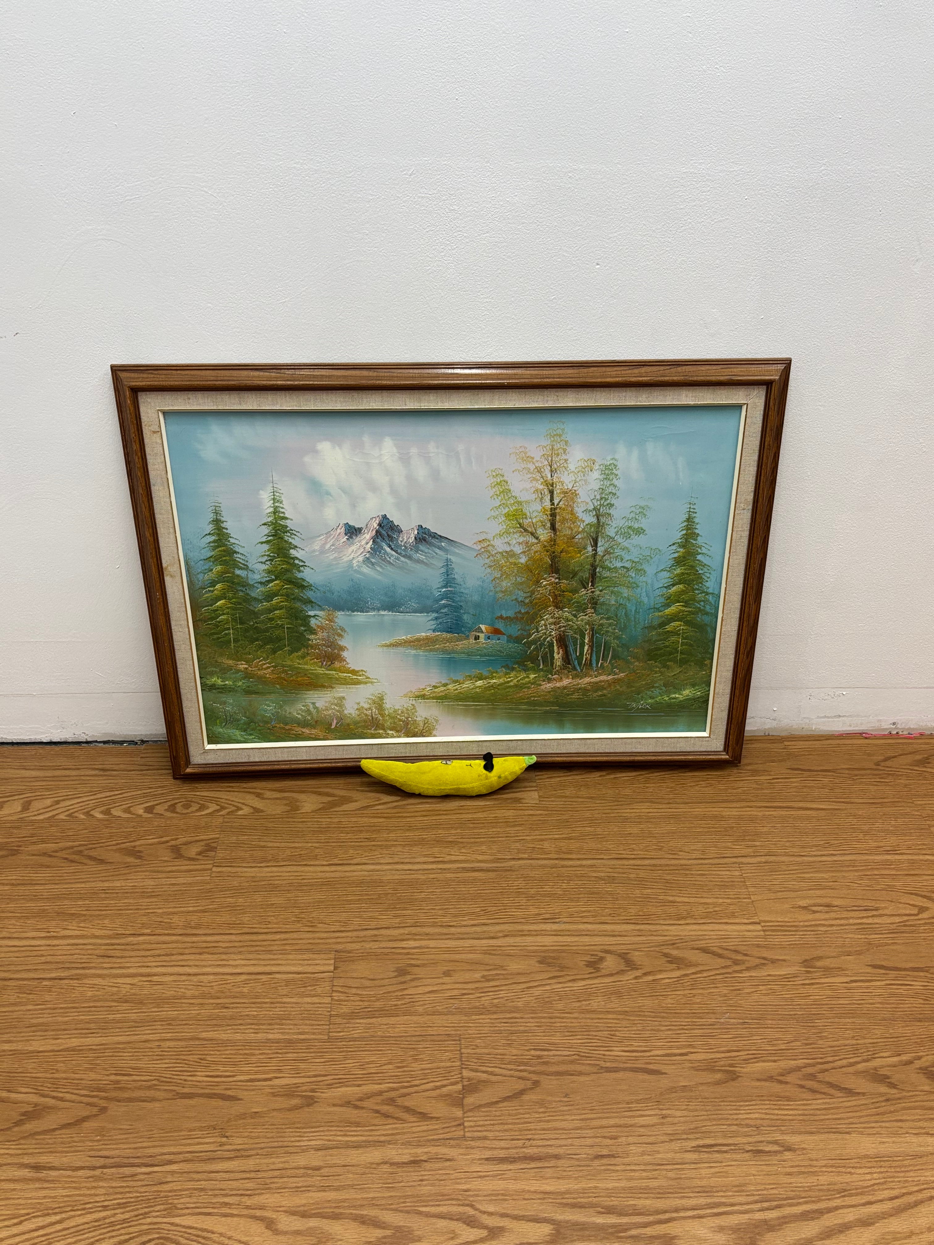 Framed Mountain Scene