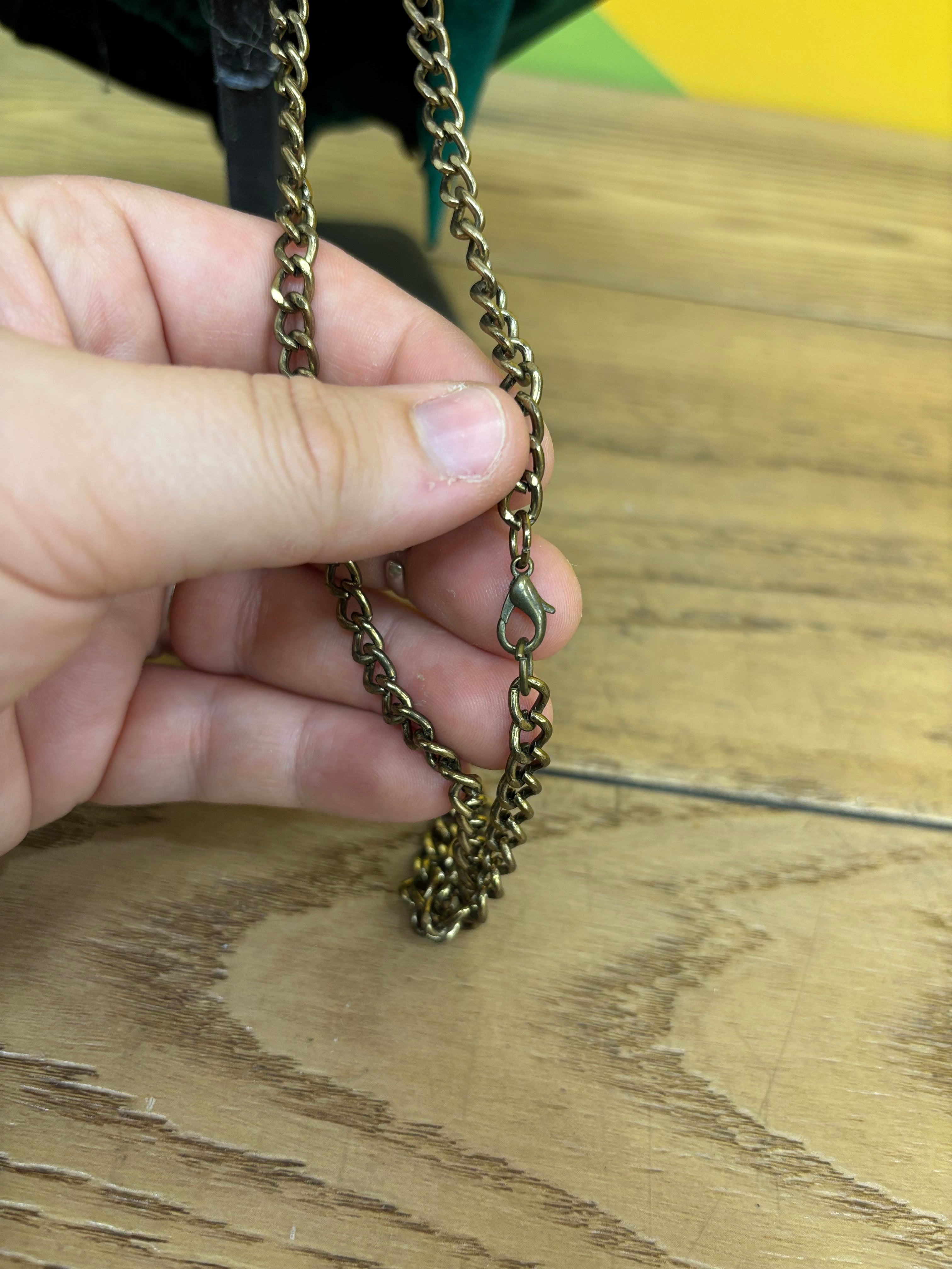 Long Sleepy Owl Necklace