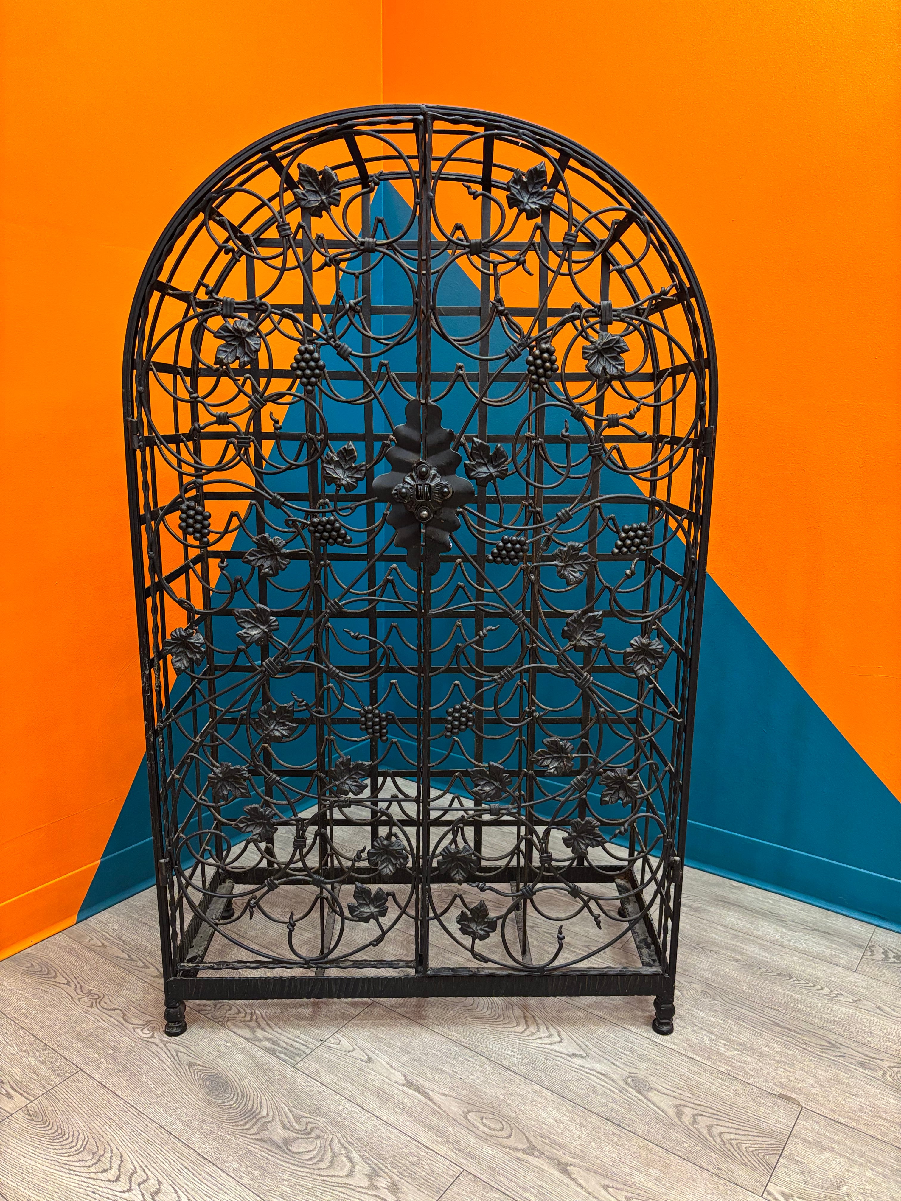 Wrought Iron Wine Rack