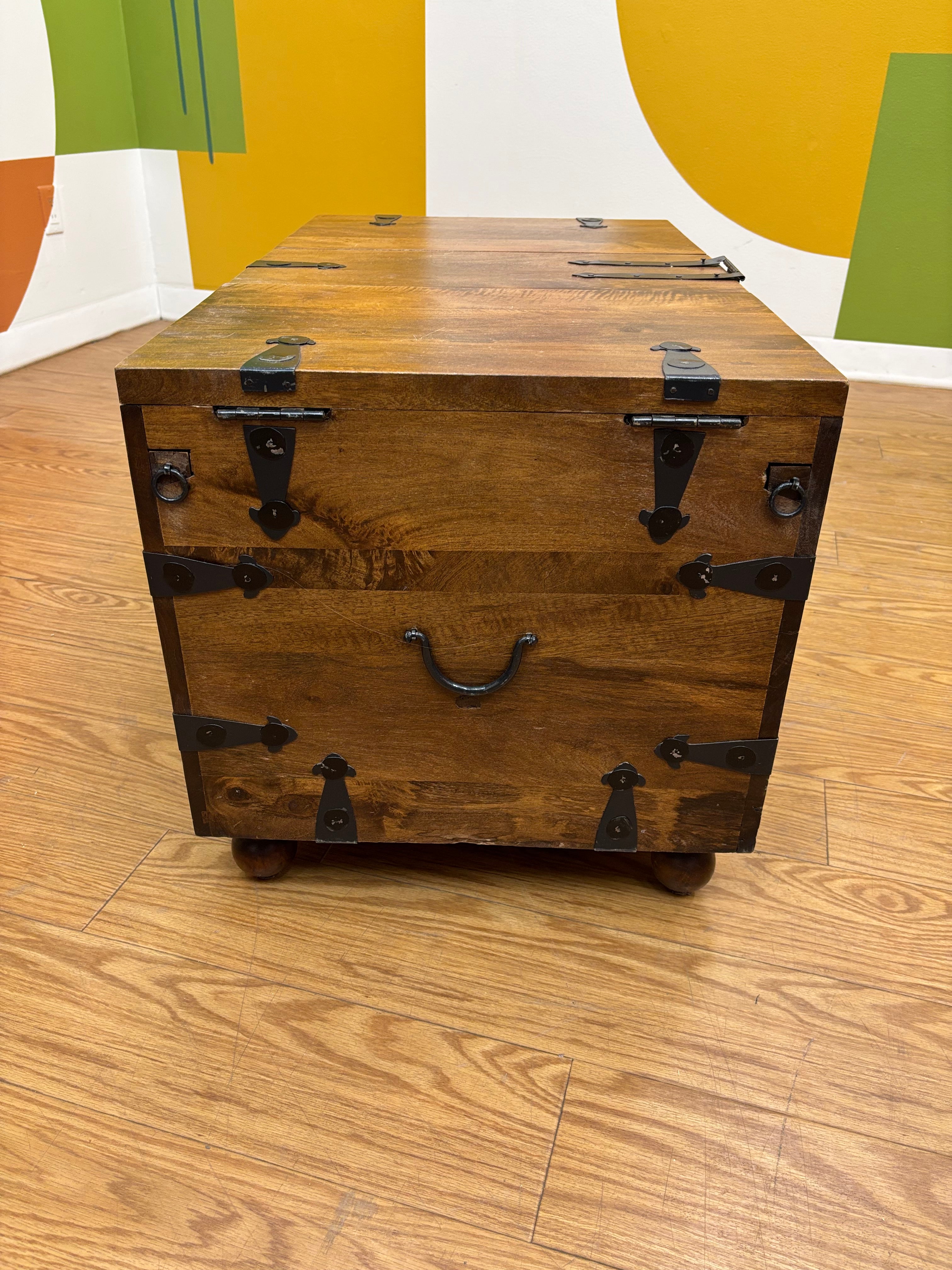 Wood Trunk Coffee Table