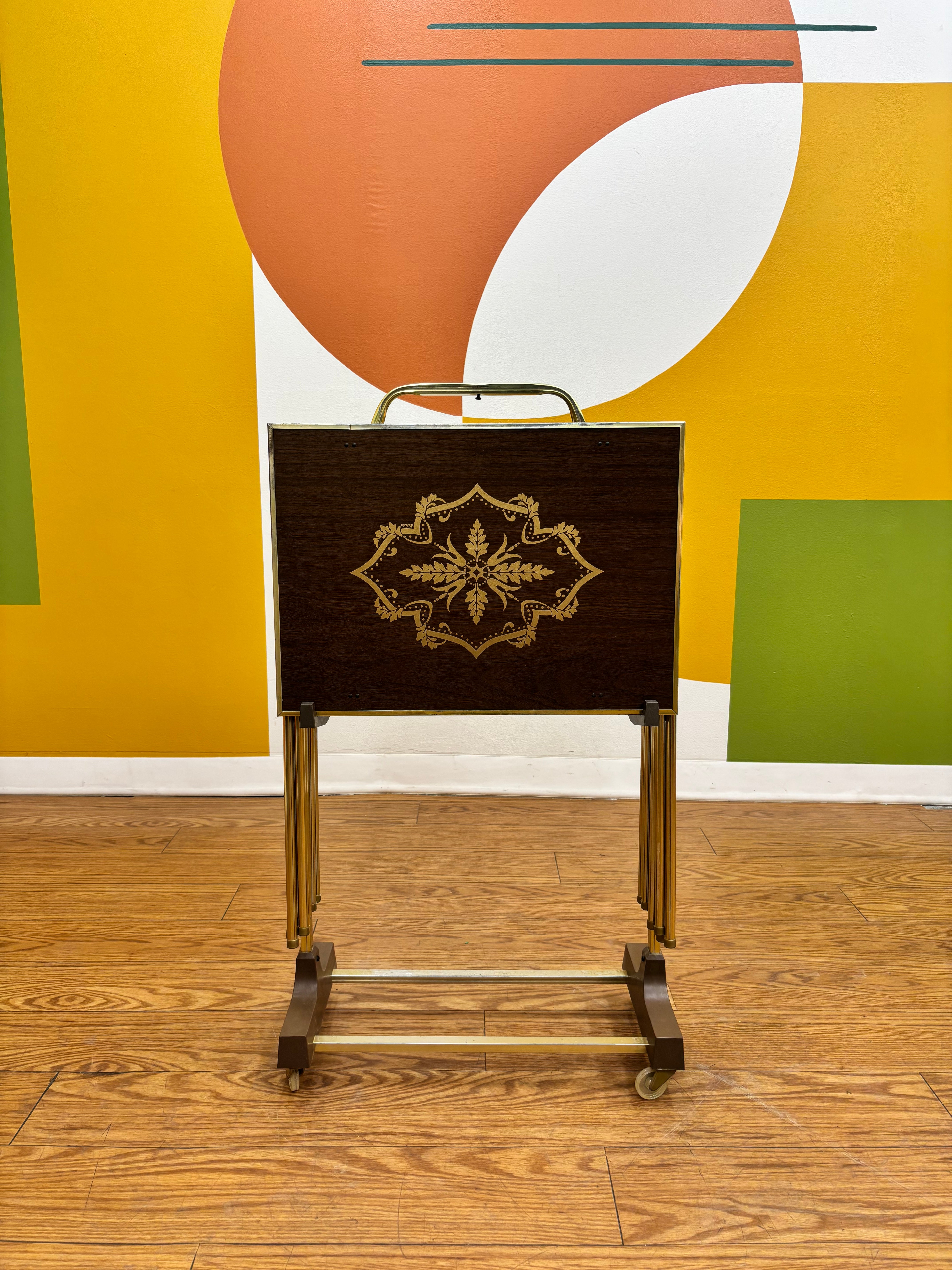 TV Tray Table Set