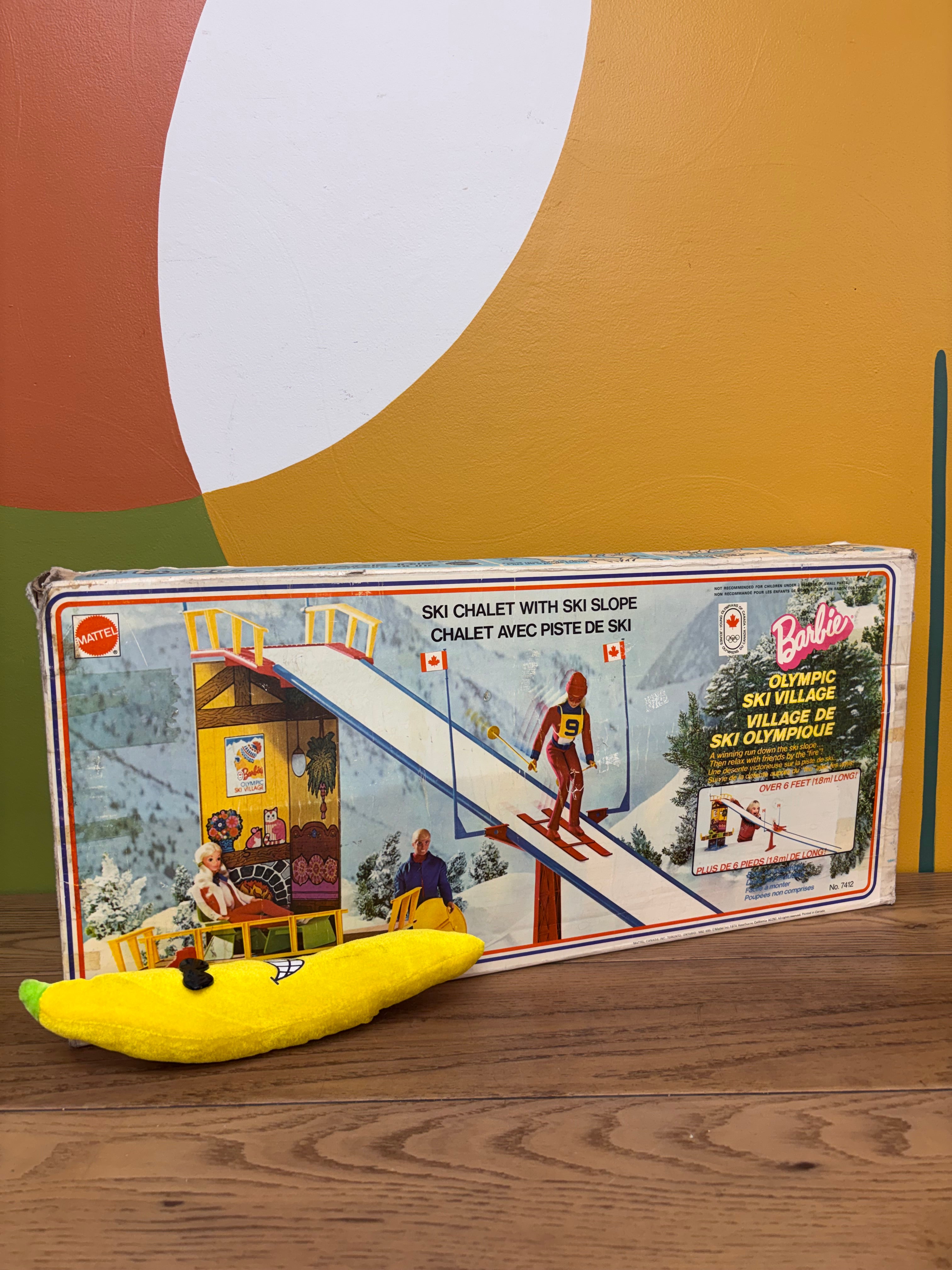 Mattel Barbie Olympic Ski Village Playset 1974