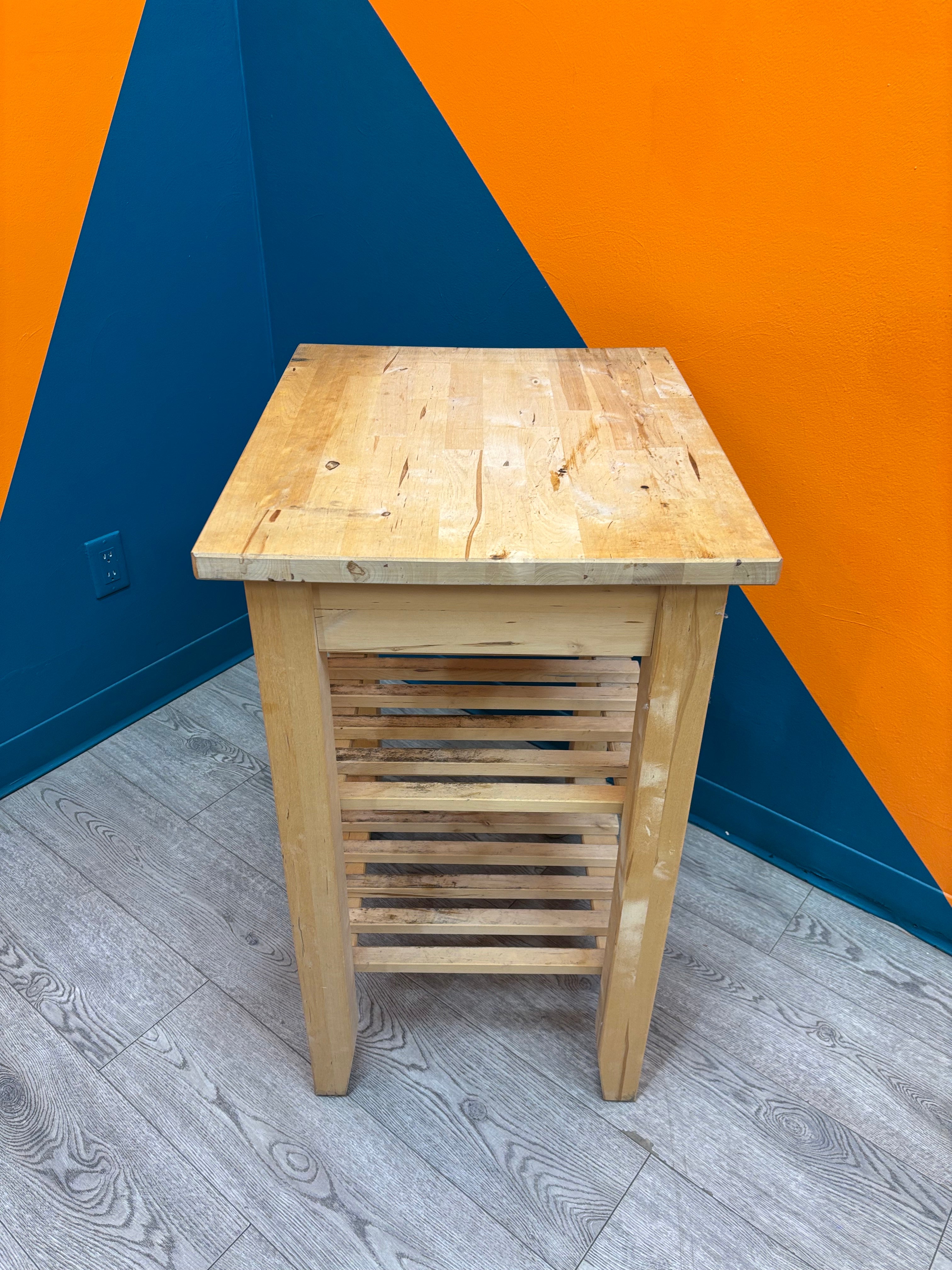 Wood Kitchen Cart