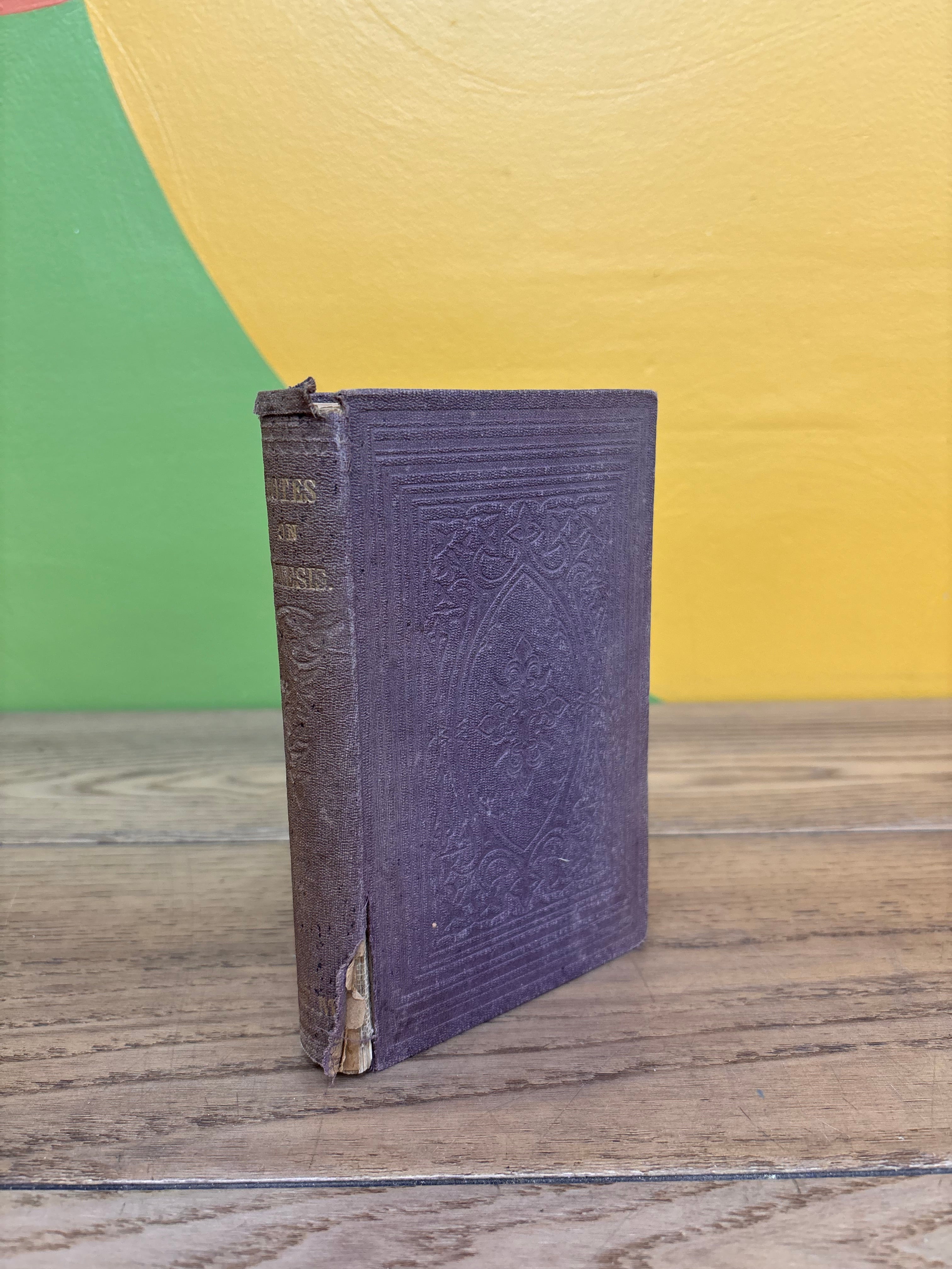 Notes on The Book of Genesis Book