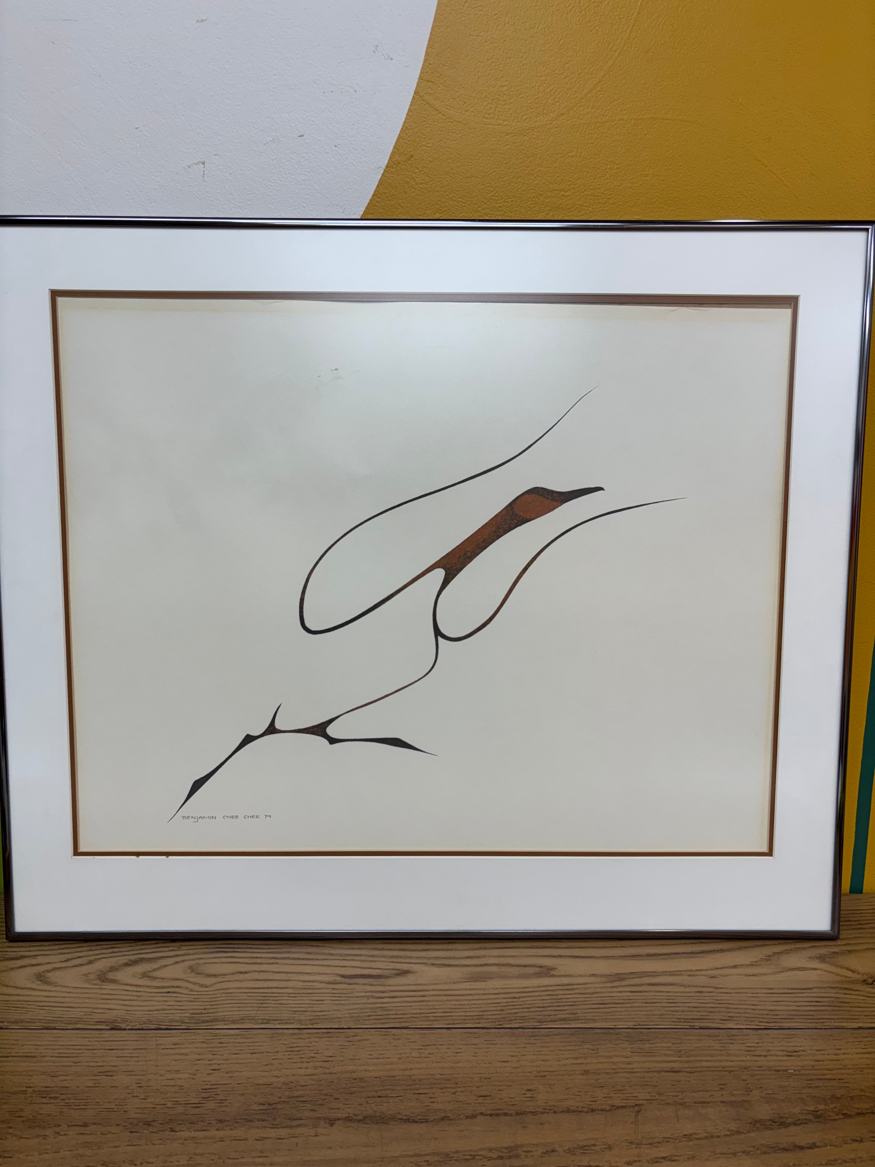 Framed "Wait for Me" Print by Benjamin Chee Chee