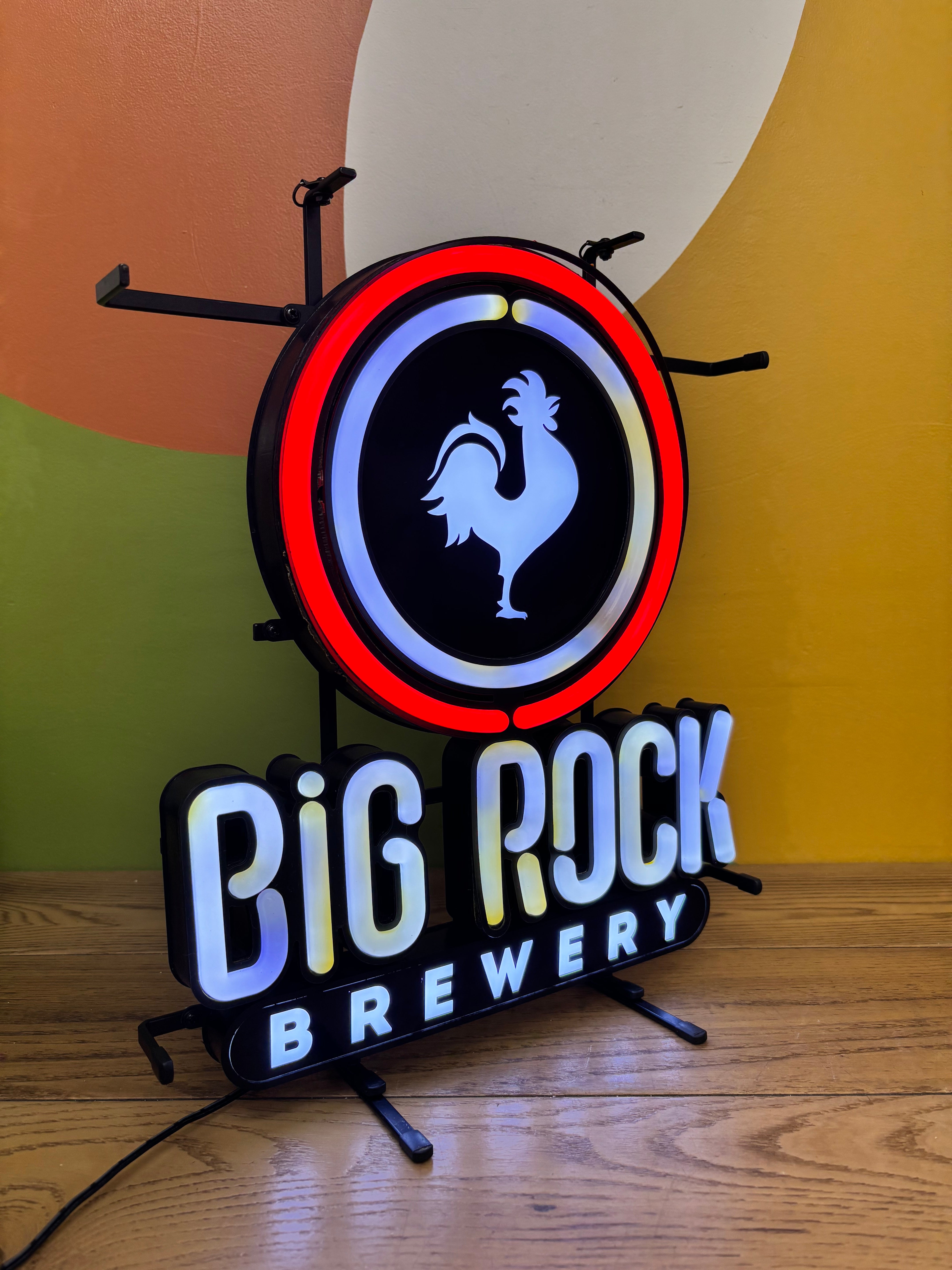 Big Rock Brewery Illuminated Wall Display