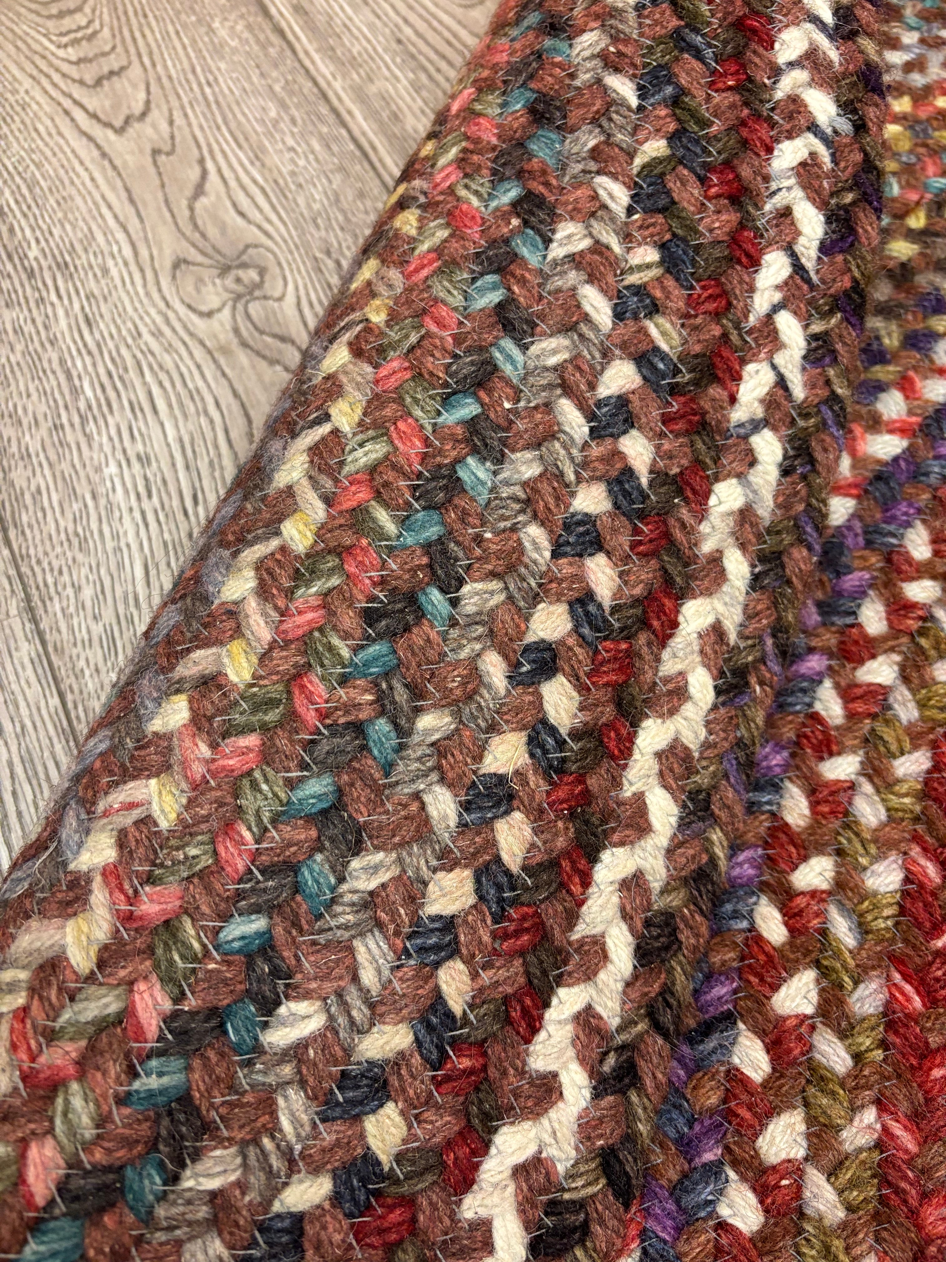 Woven Oval Area Rug #2