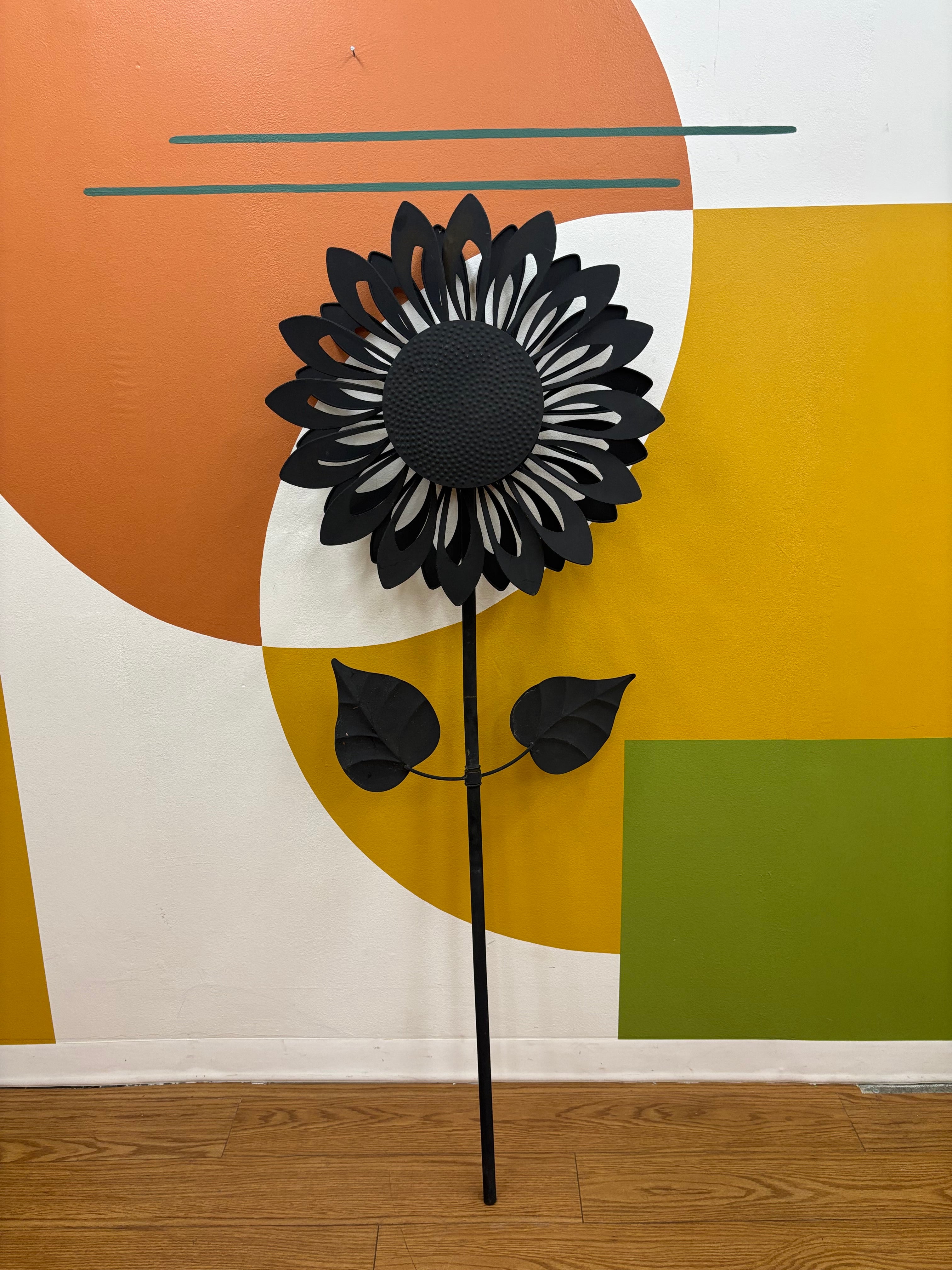 Large Sunflower Wind Spinner