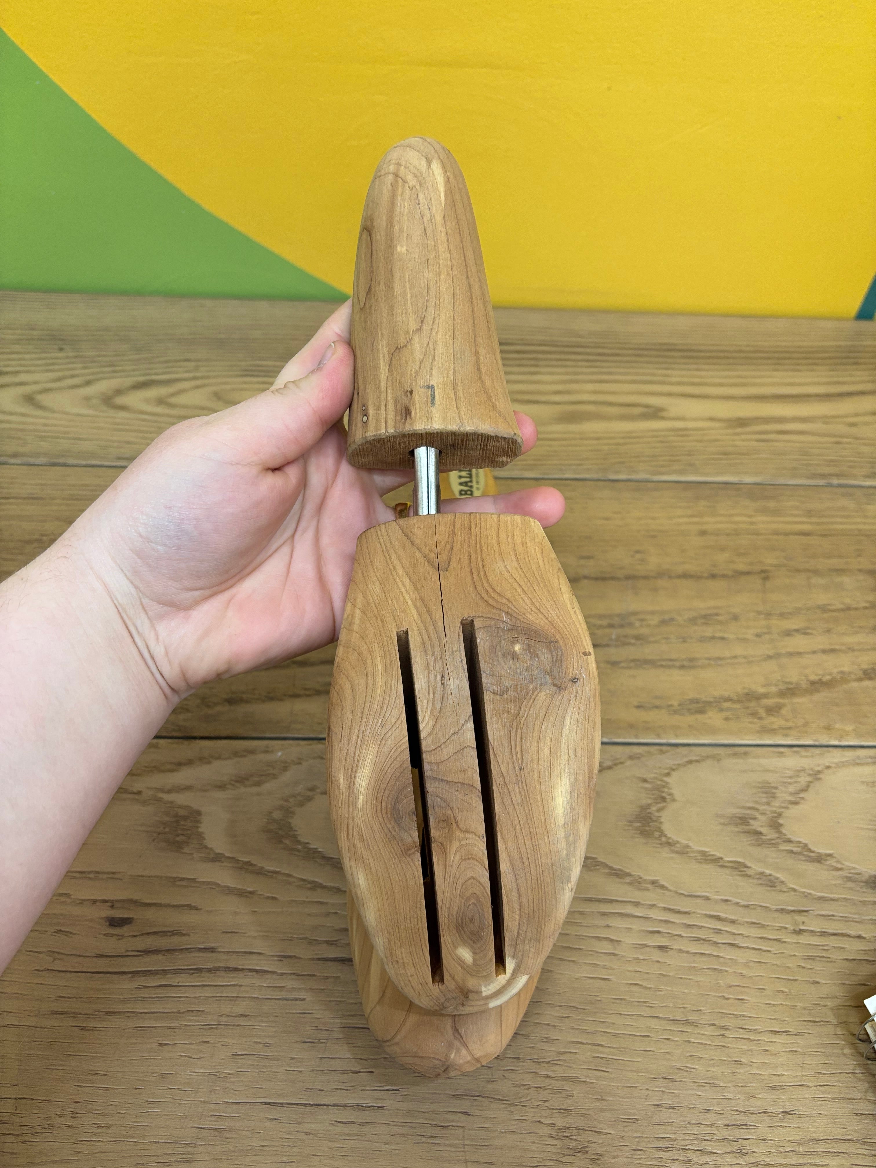 Wood Bally of Switzerland Shoe Trees - Size Large