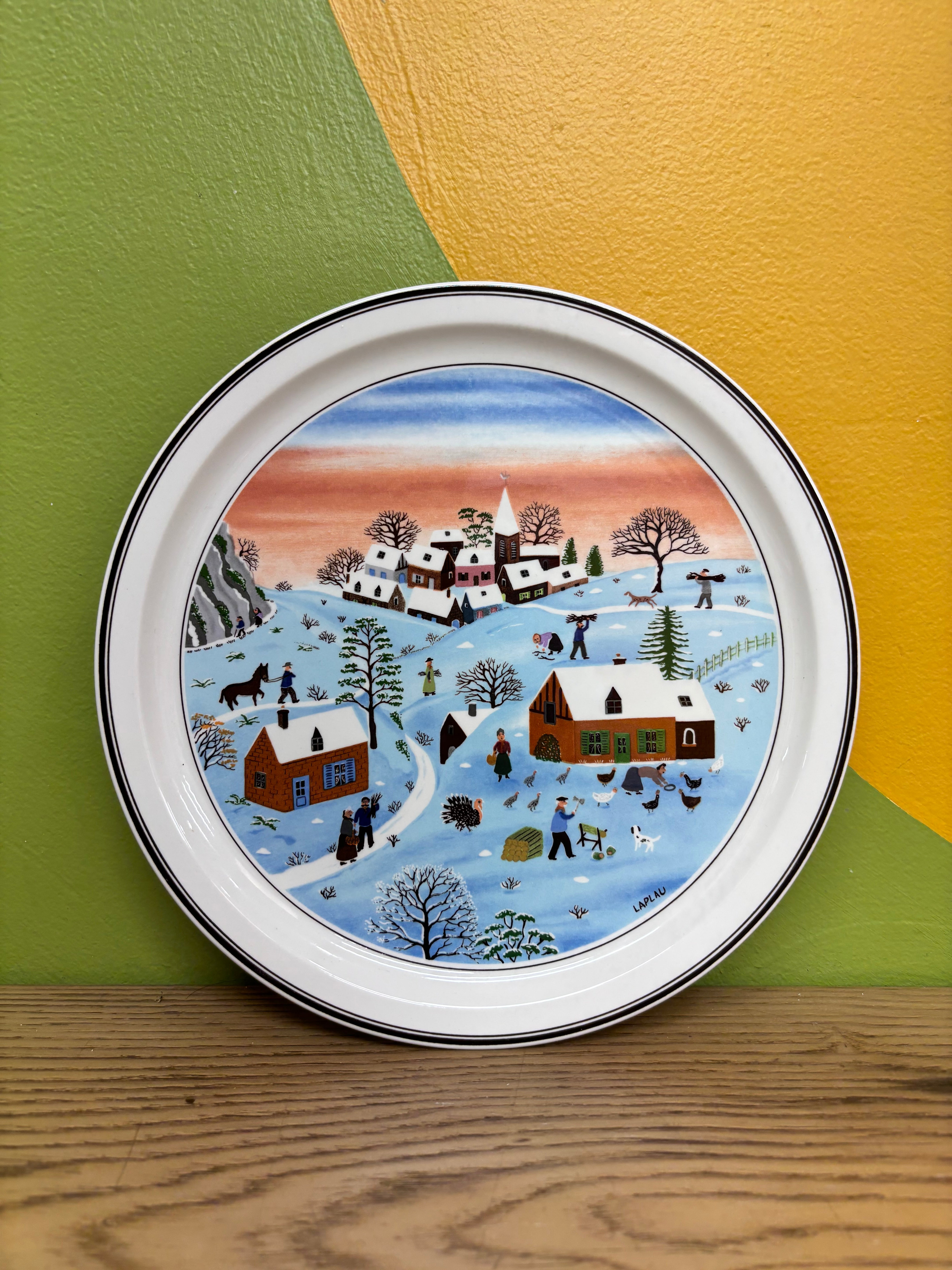 Villeroy & Boch "Design Naif - The Four Seasons" Collector Plates
