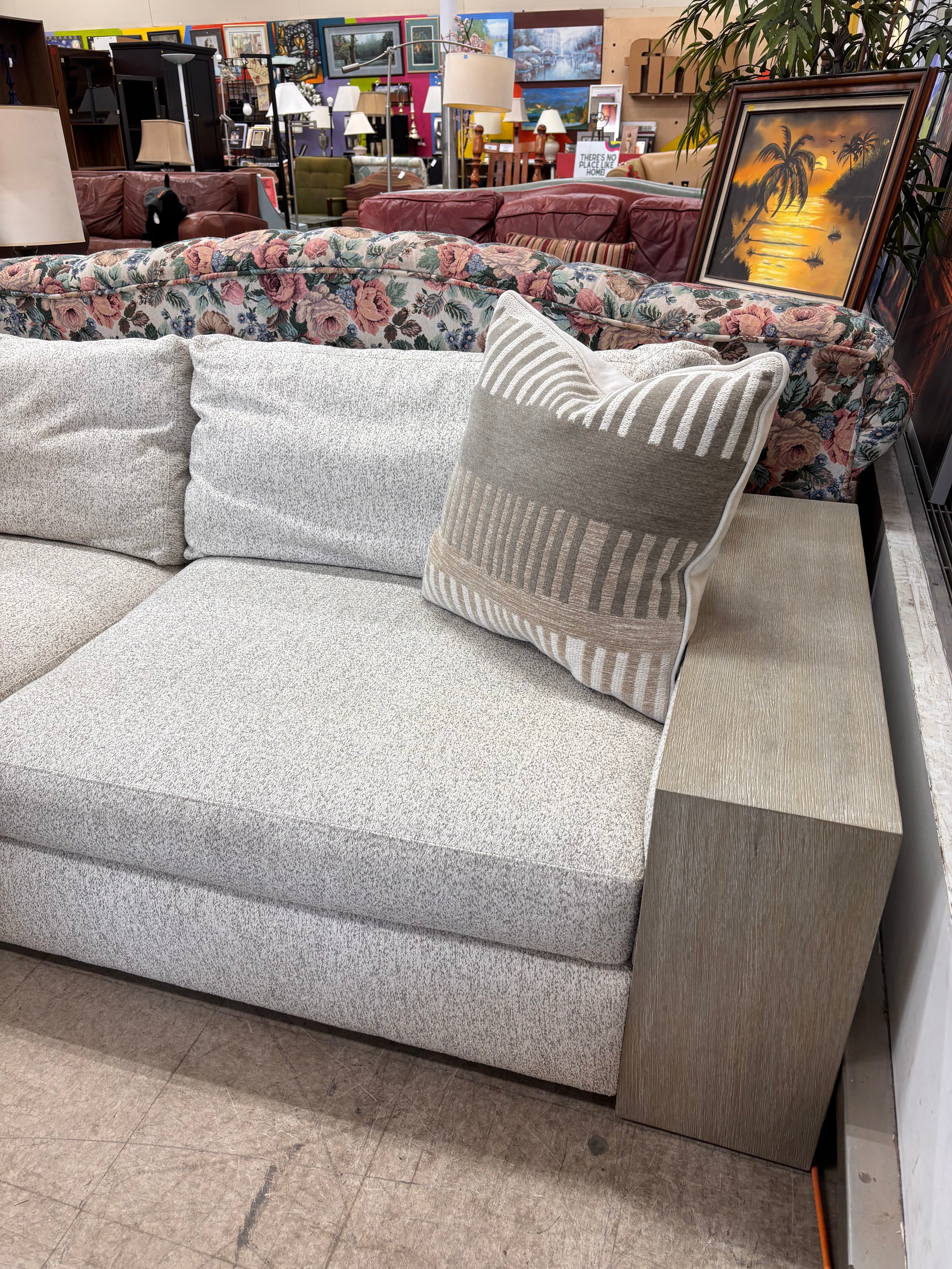 Grey Fabric Sofa #1