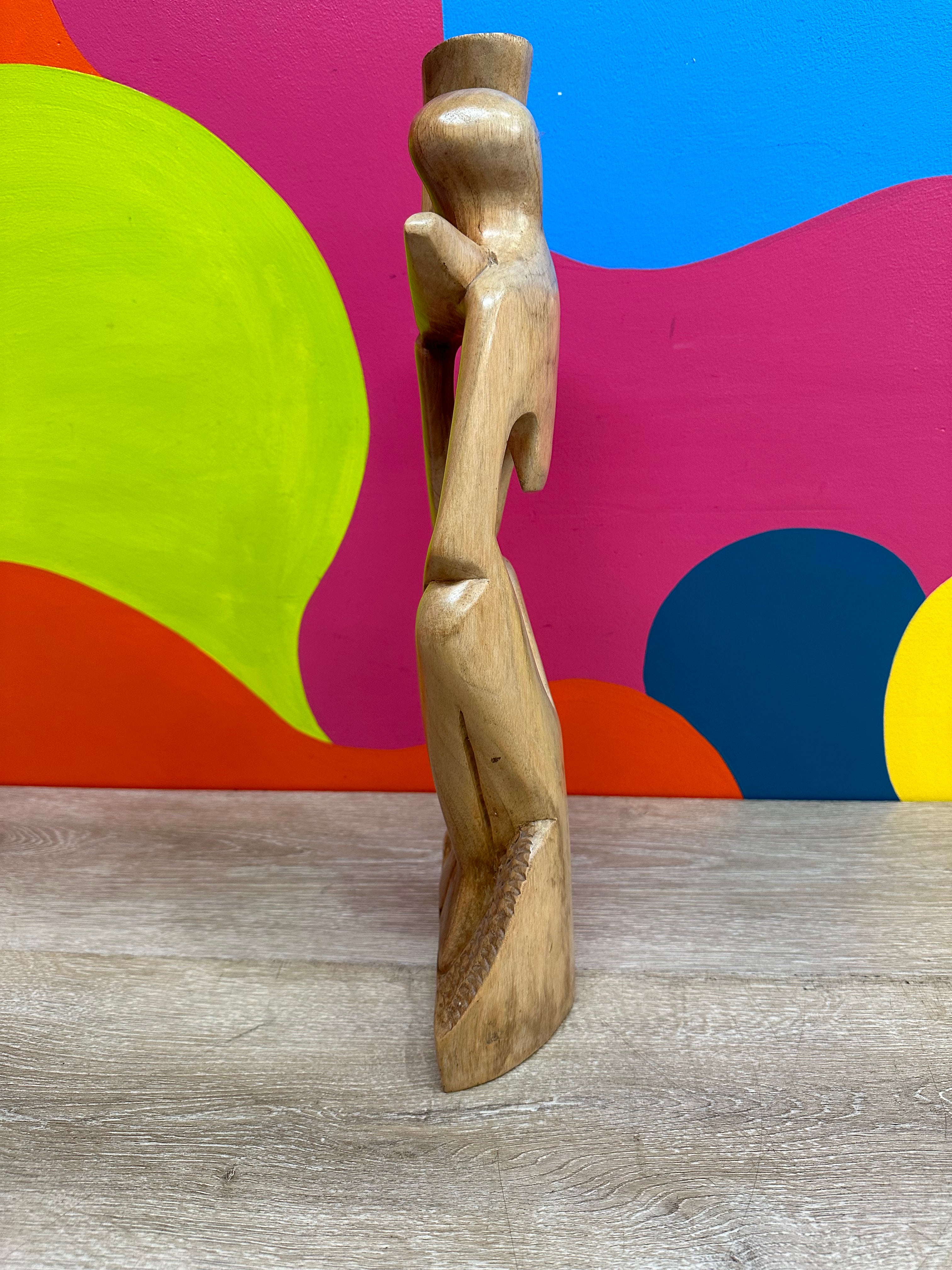 Hand Carved Wooden Sculpture #2