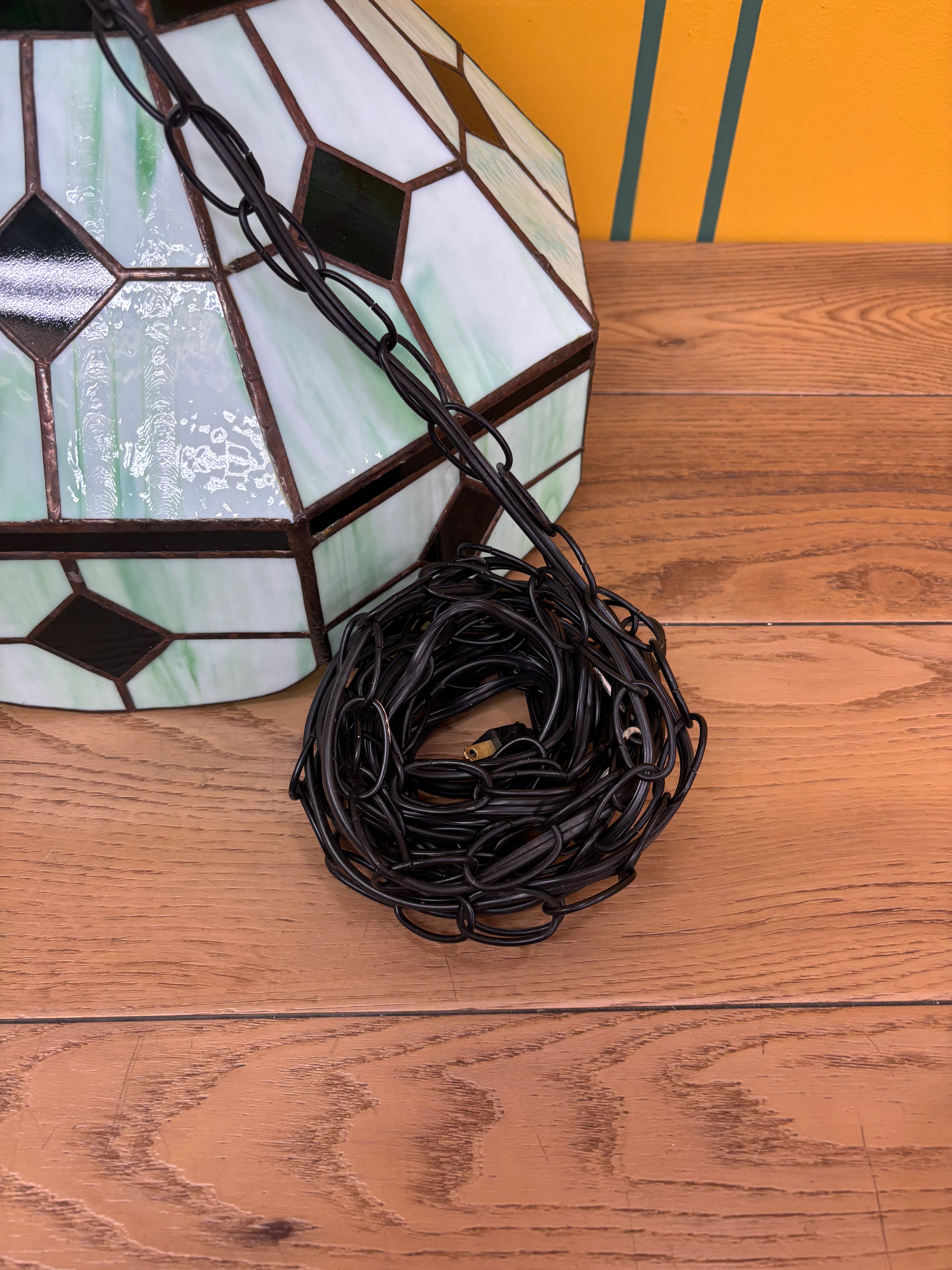 Stained Glass Swag Lamp