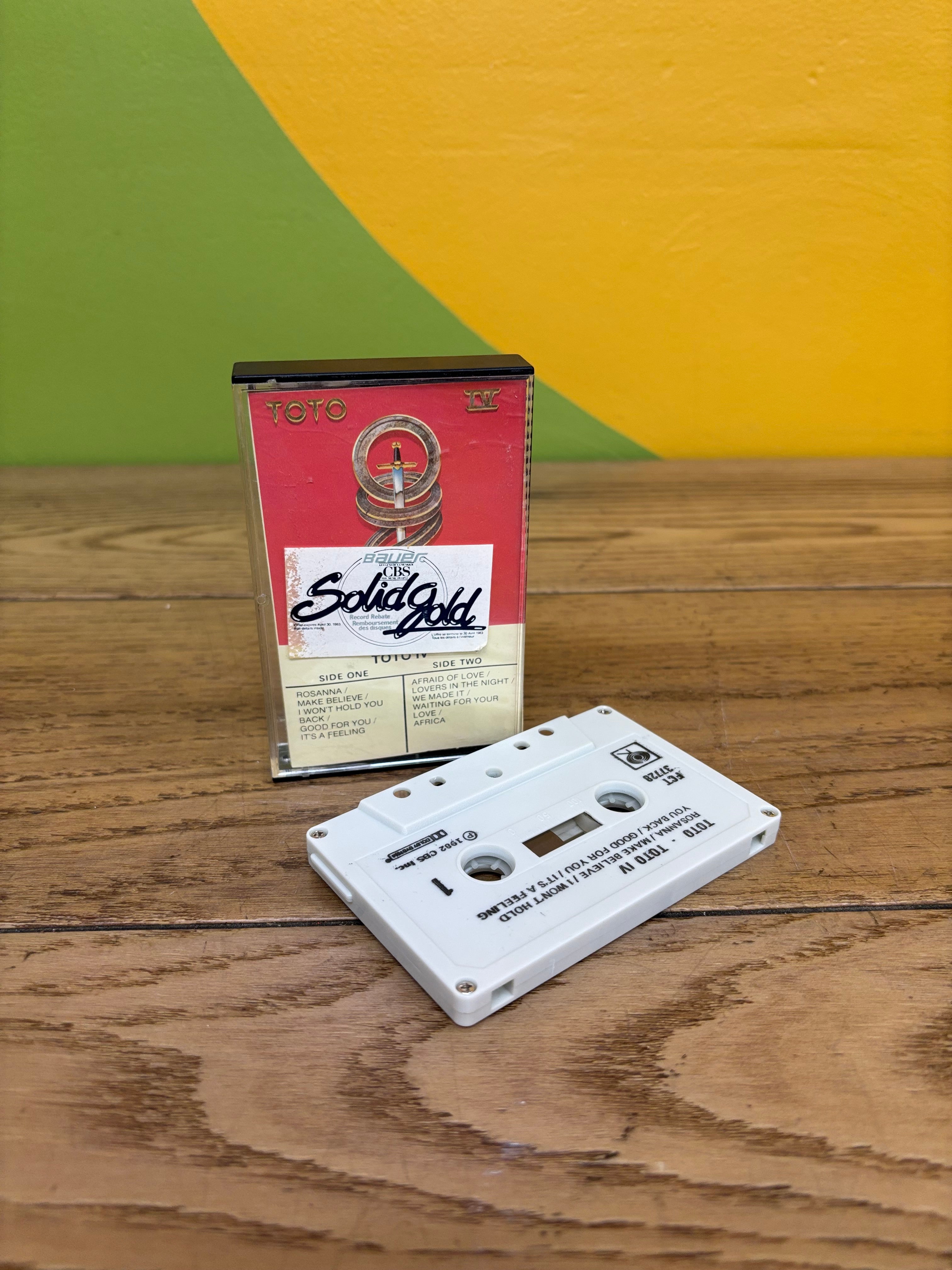 Toto Cassette - Toto IV (Sticker on Front)