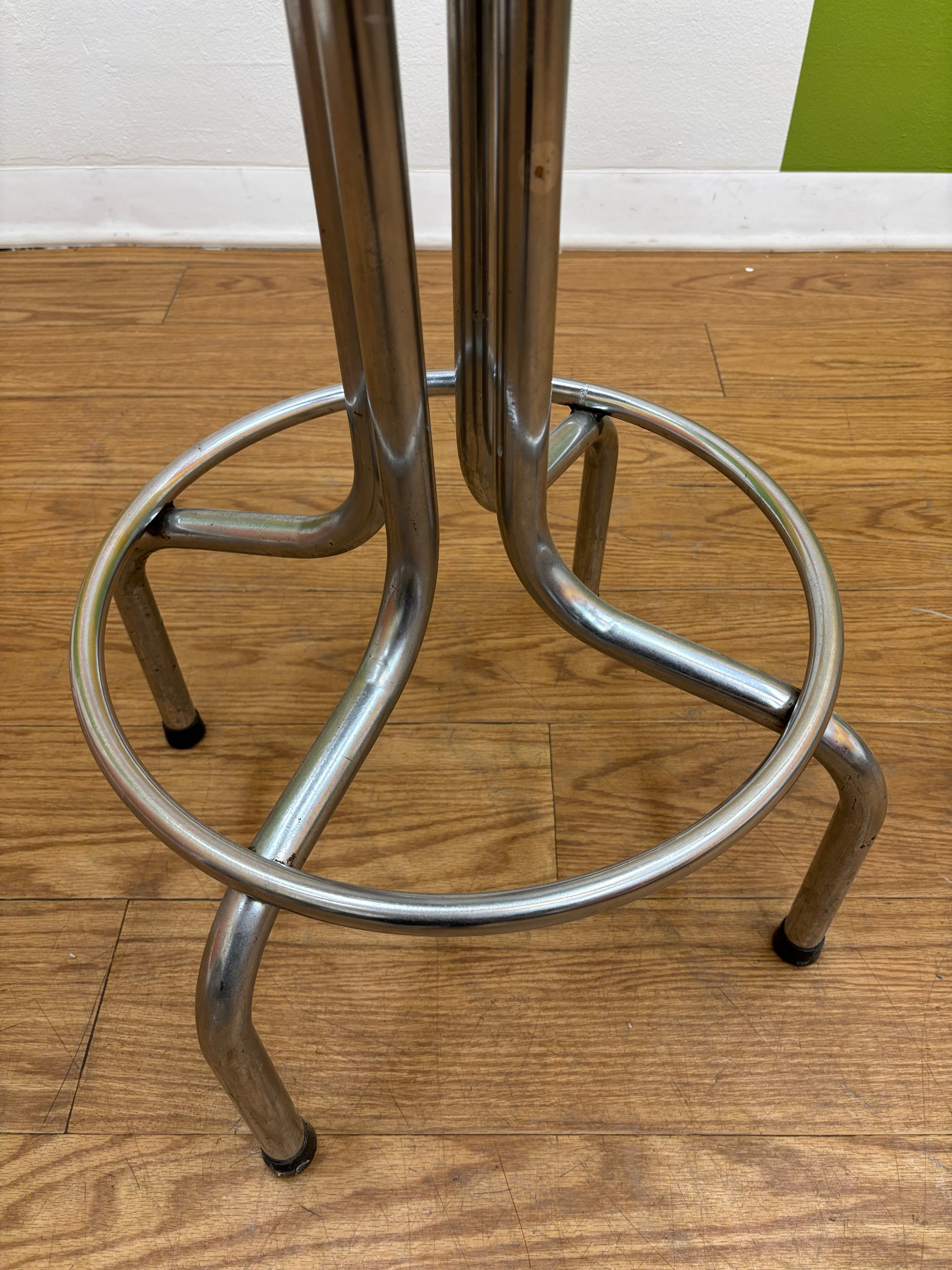 Brown Round Bar Stool