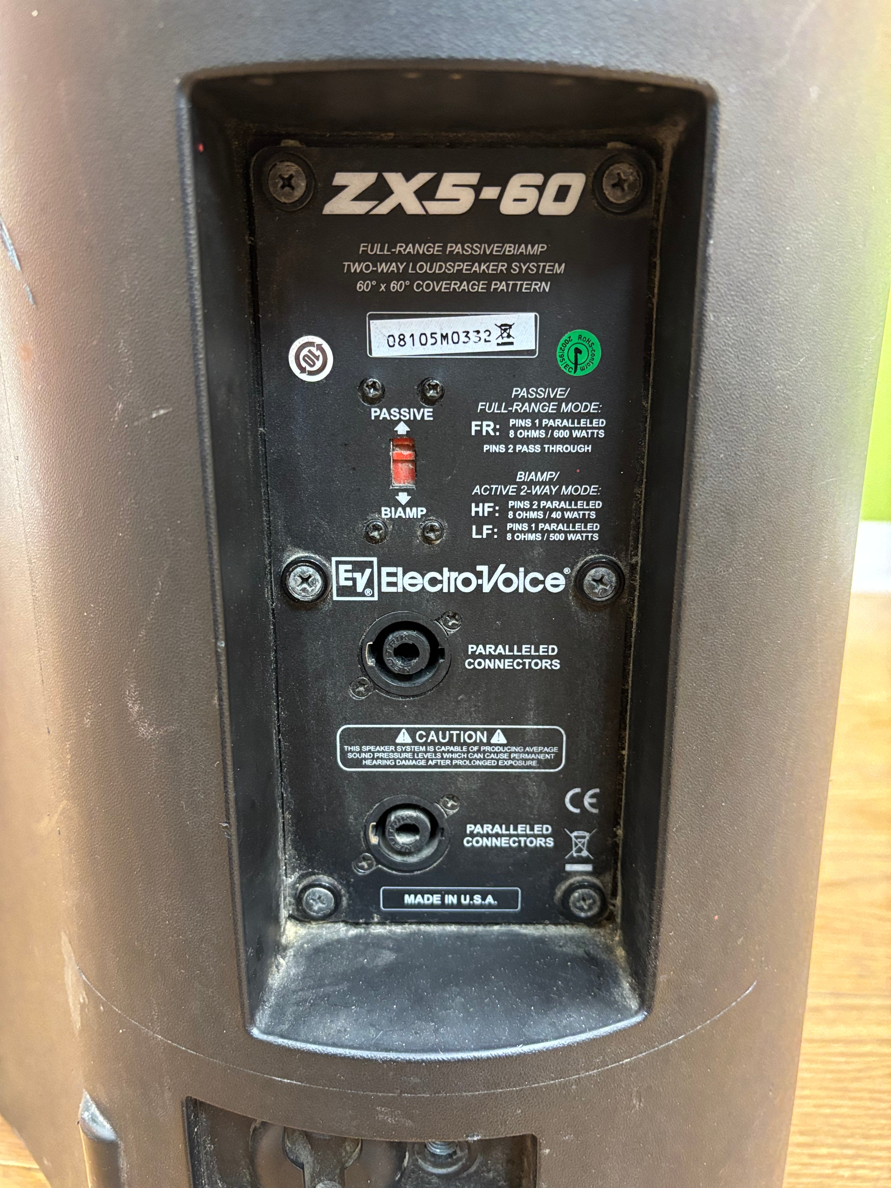 Electro-Voice Speaker (ZX5-60) - 2 available