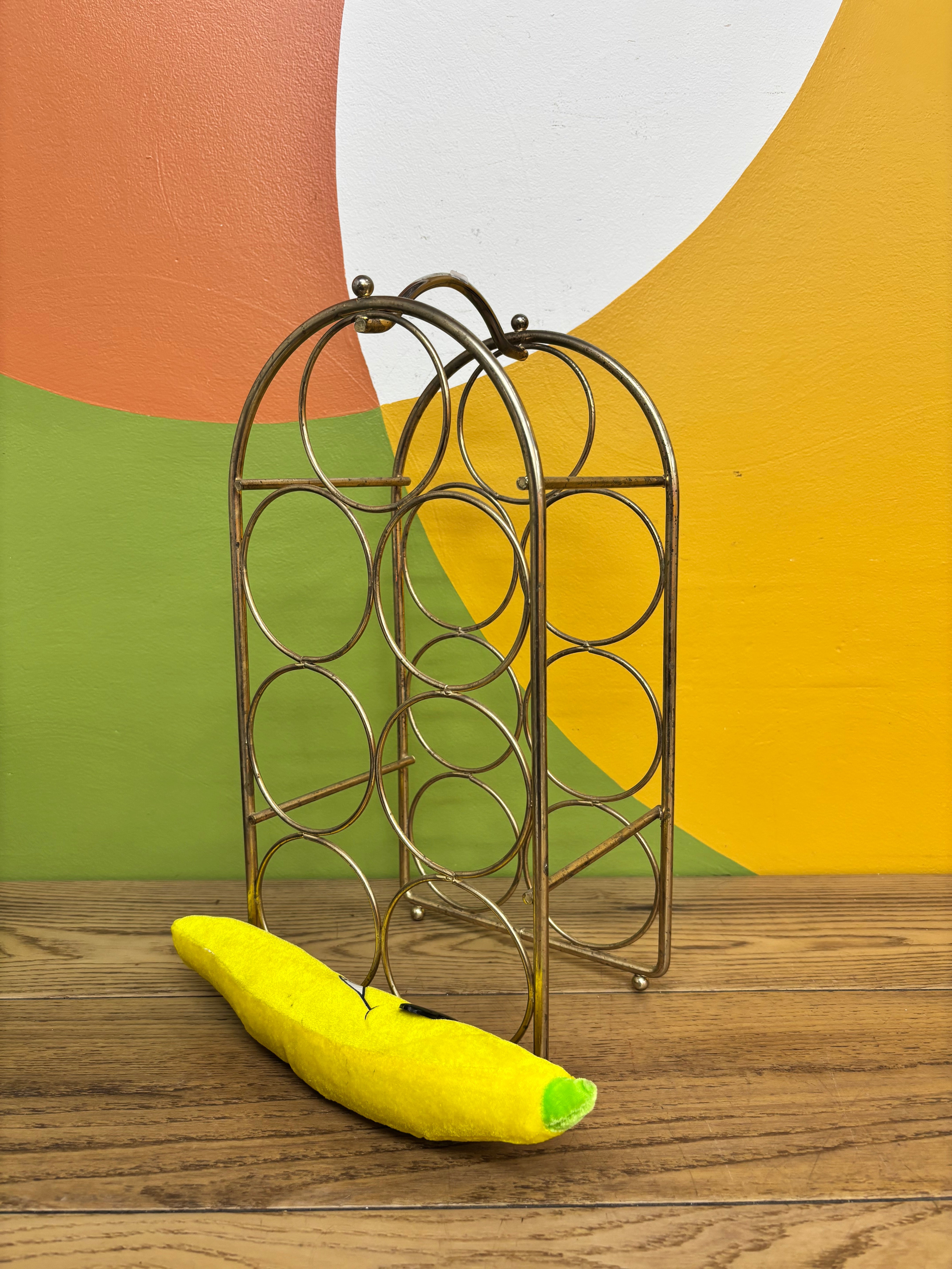 Metal Arched Wine Rack