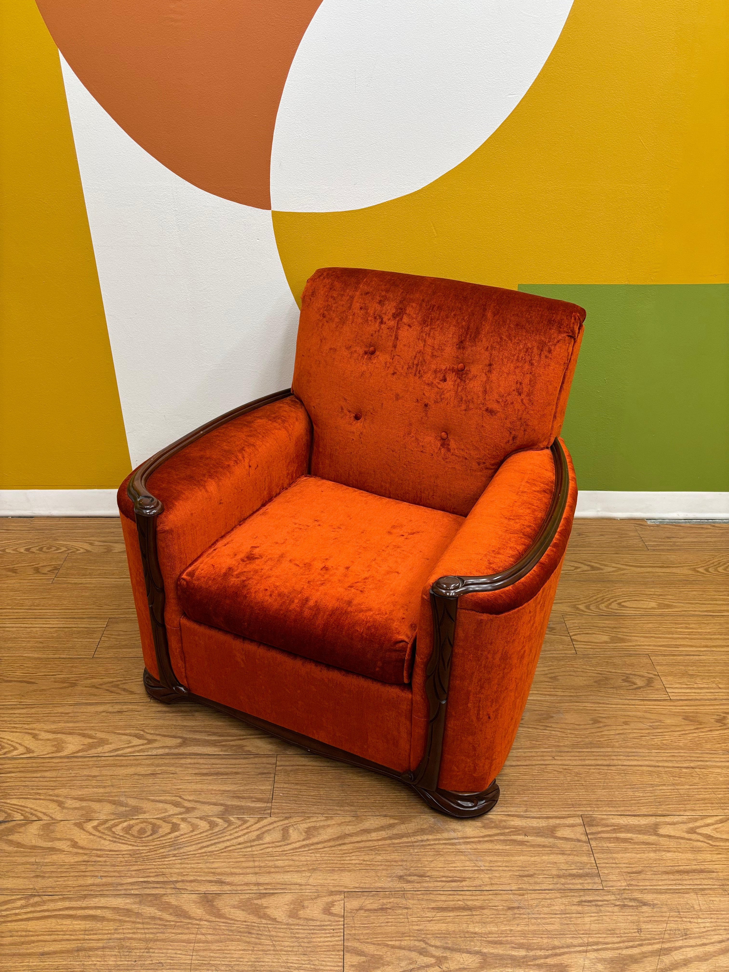 Orange Armchair