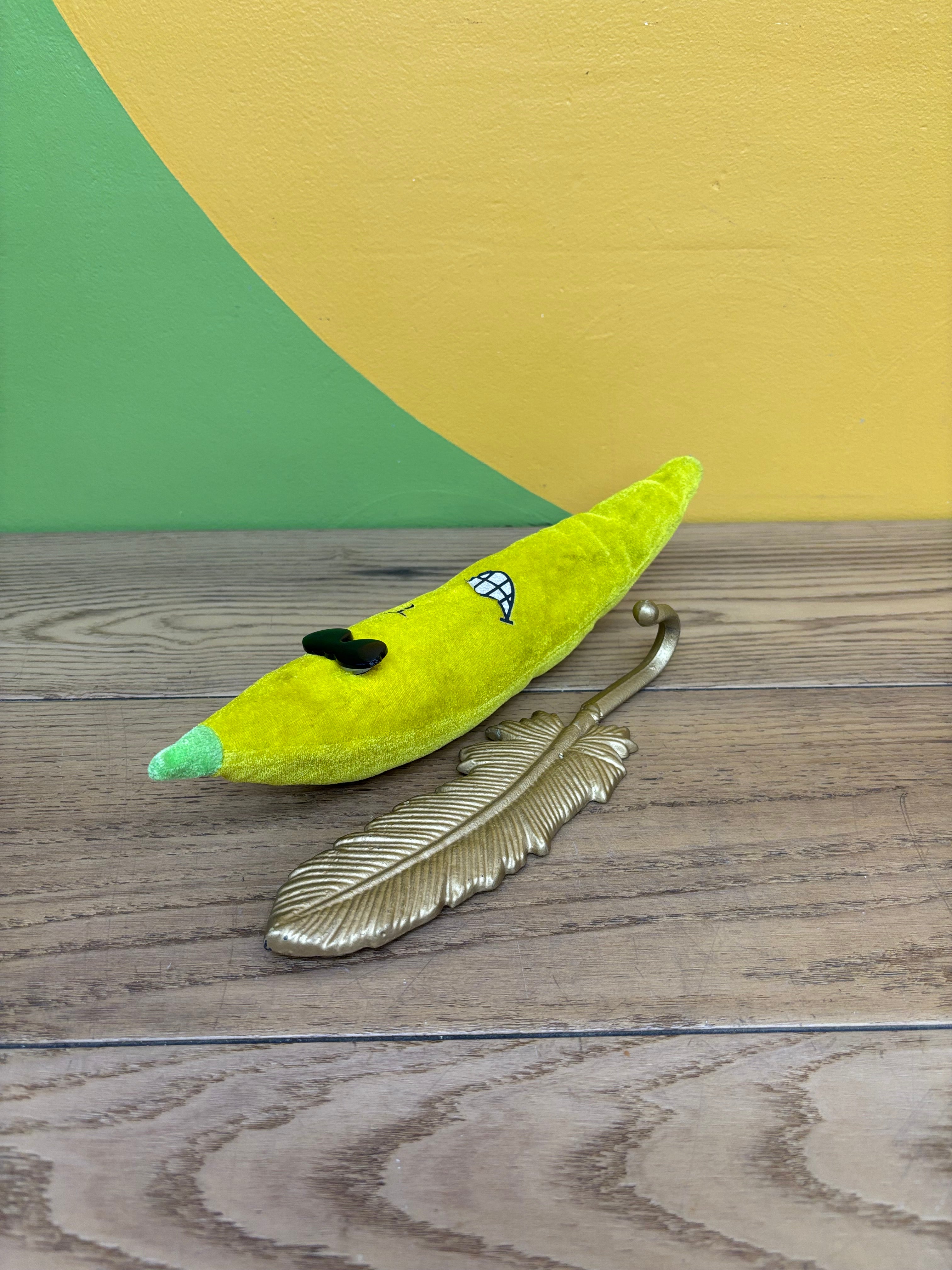 Gold Metal Feather Hook
