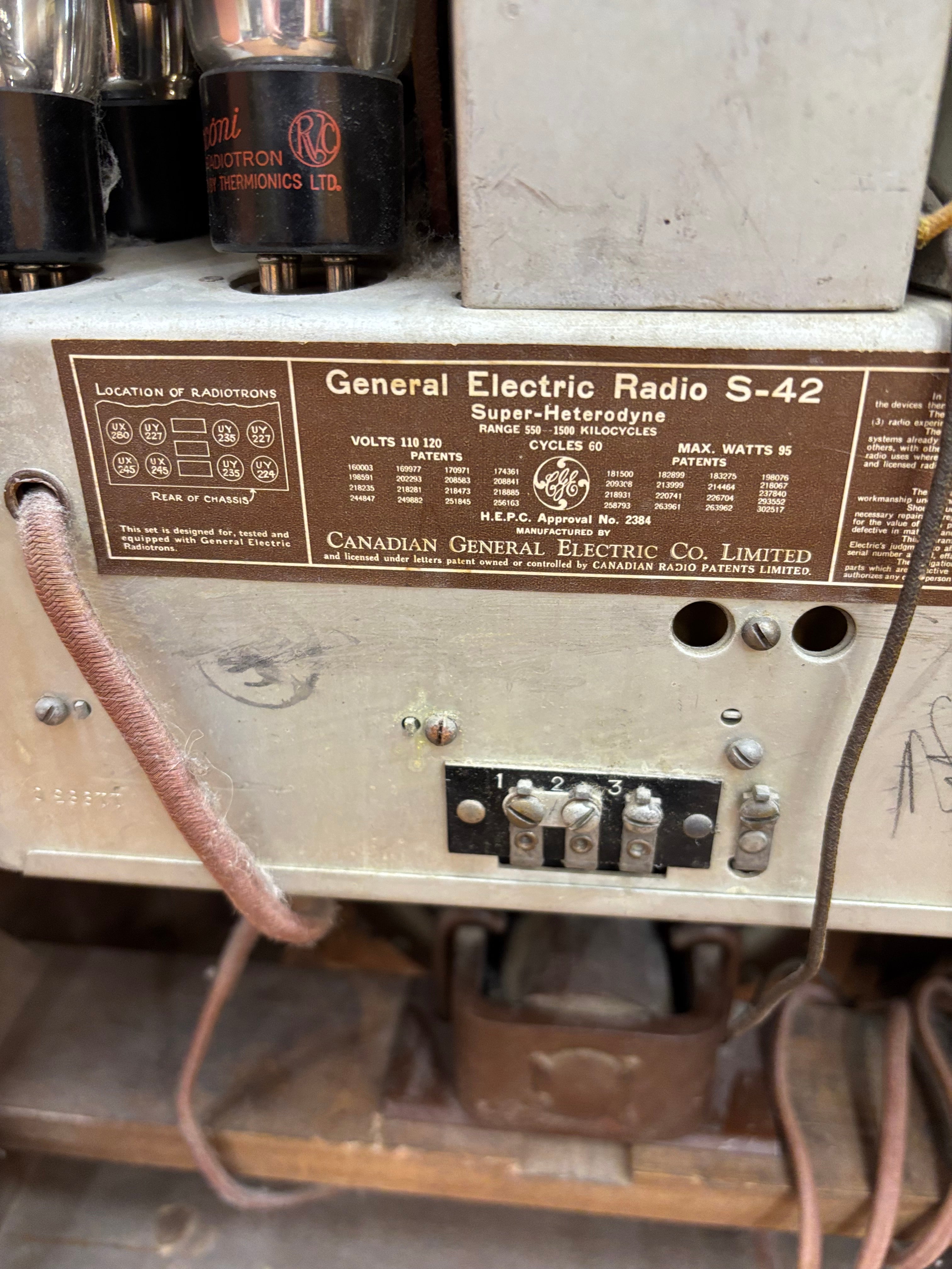 General Electric Model Radio