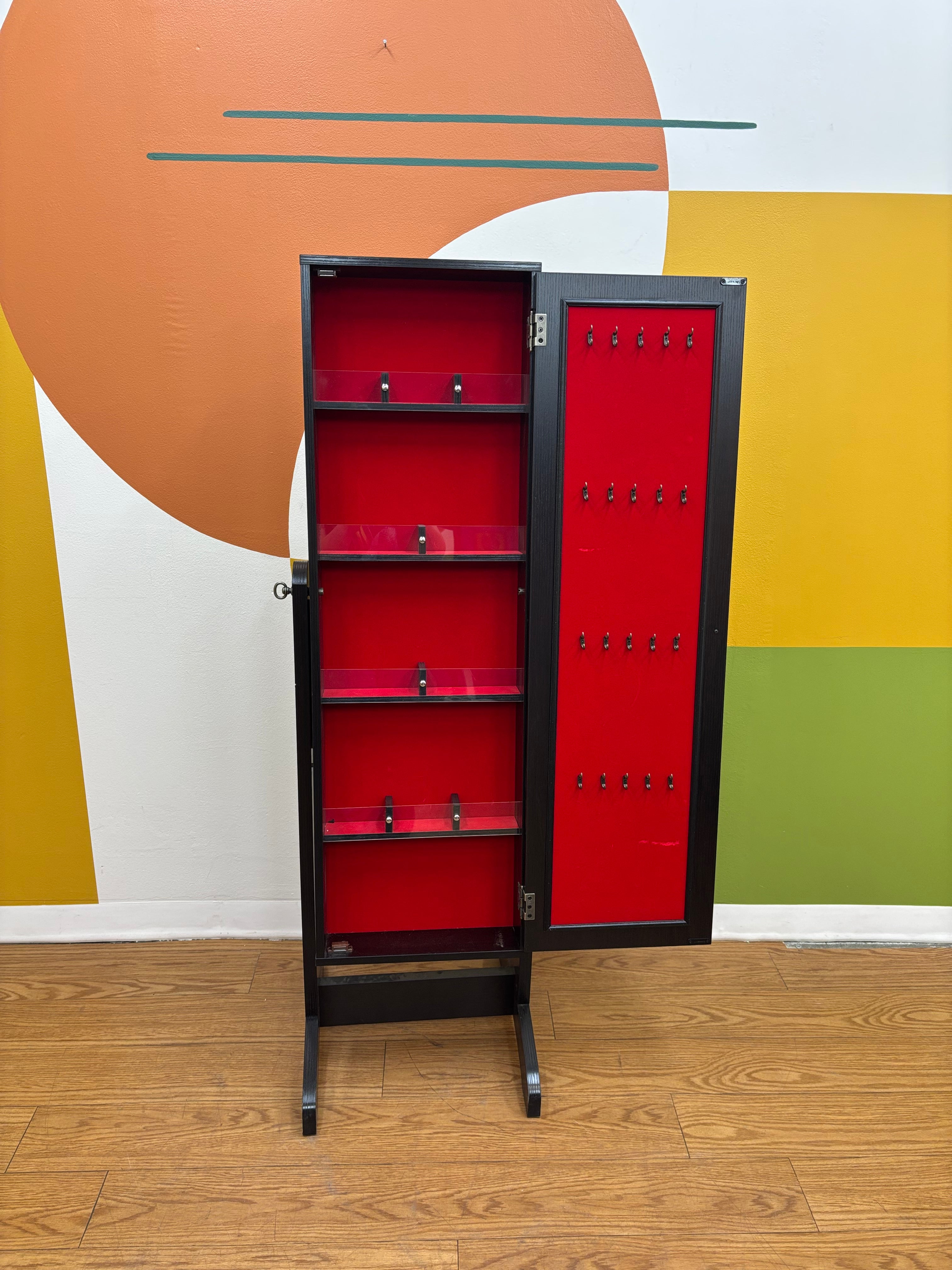 Jewelry Armoire with Mirror