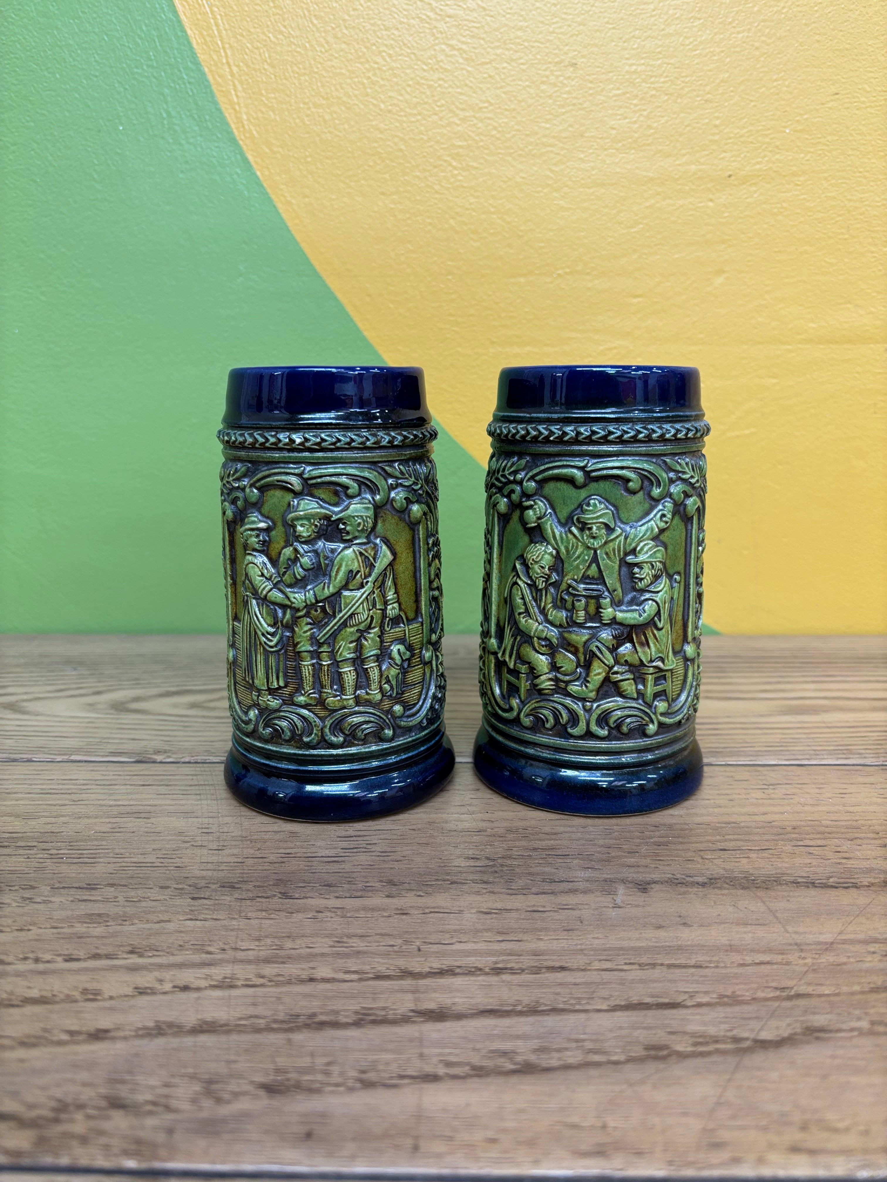 Gerzit Gerz Stoneware Steins (Made in West Germany)