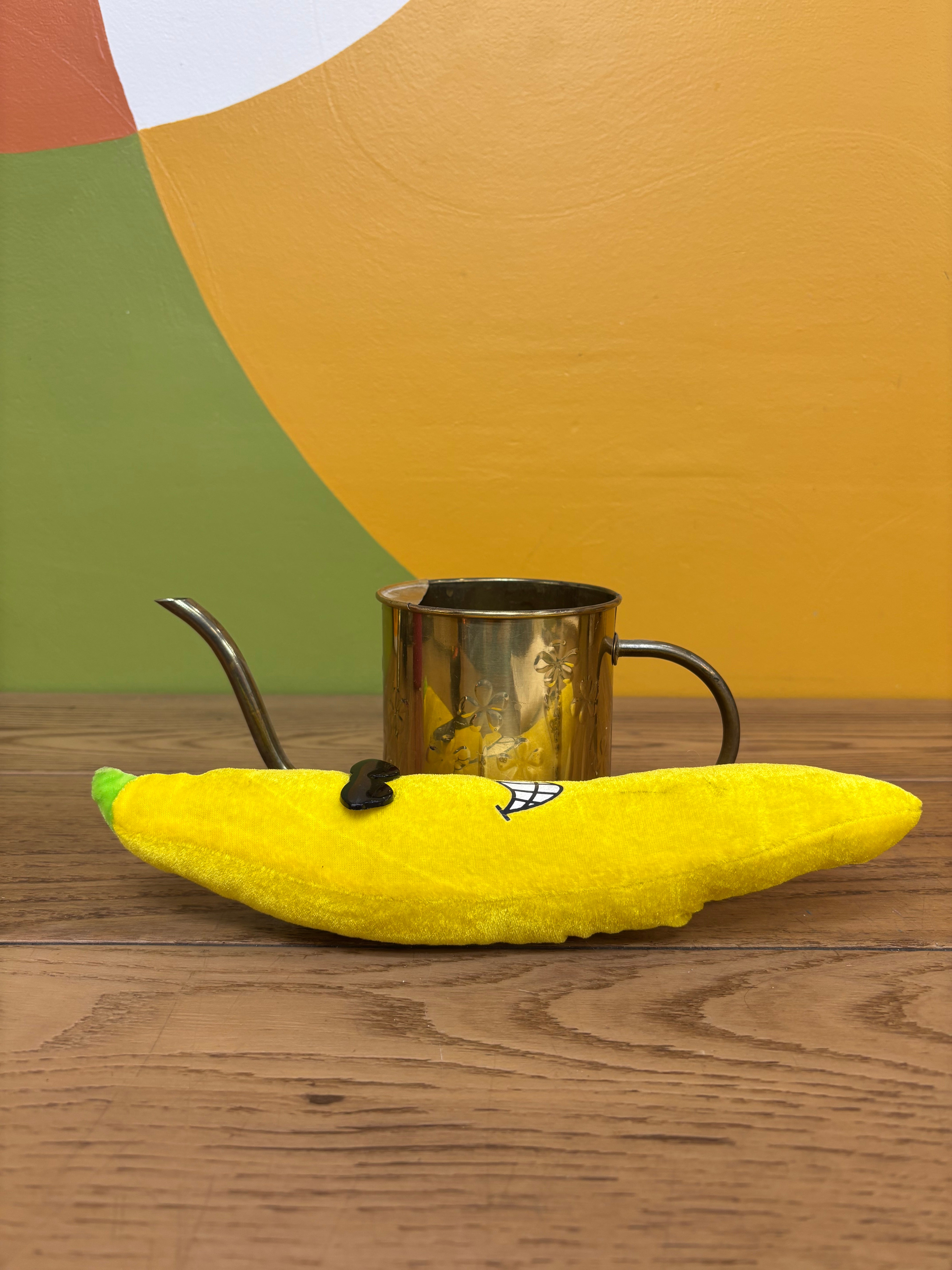 Gold Metal Watering Can