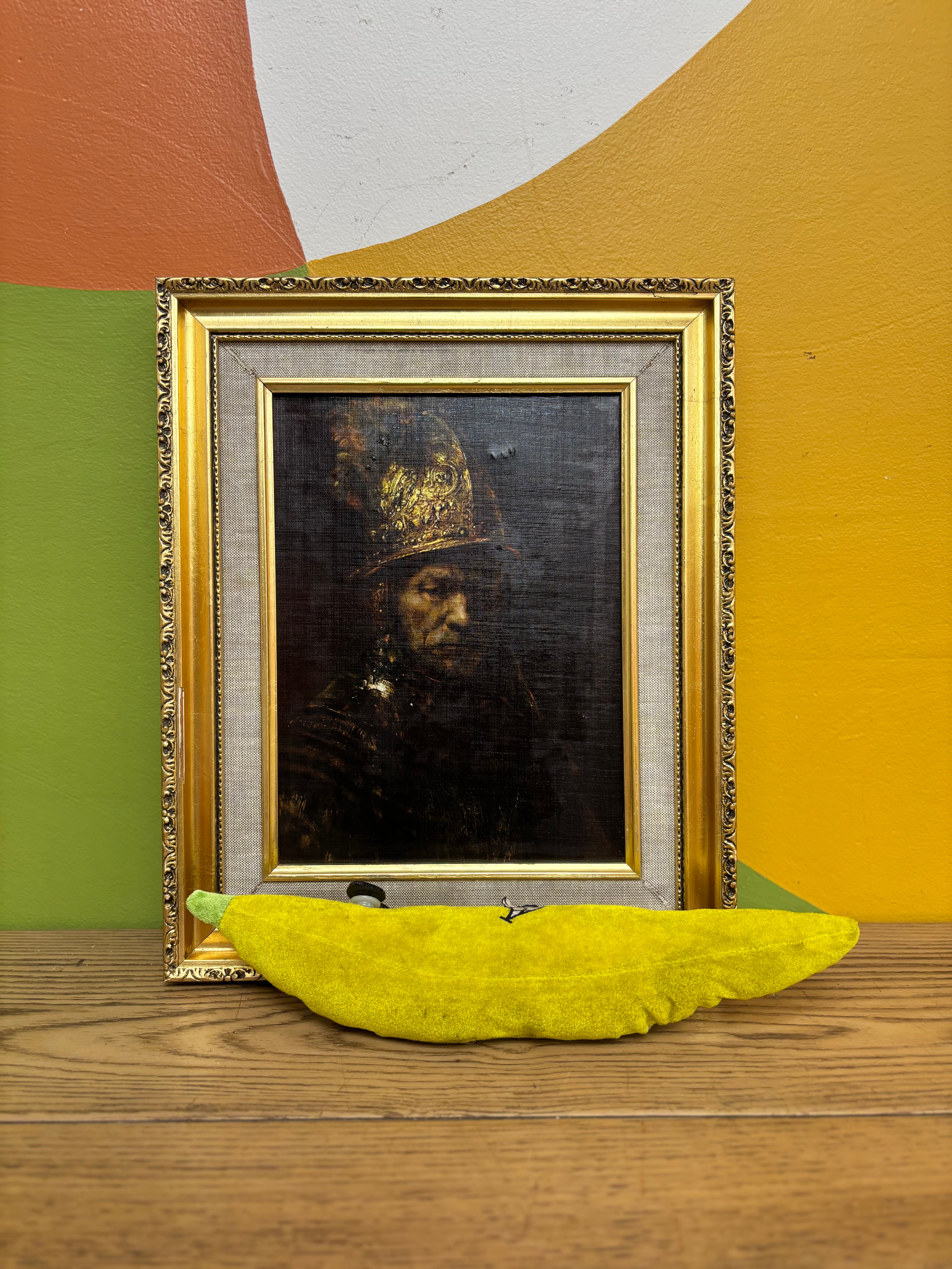 The Man with the Golden Helmet Art