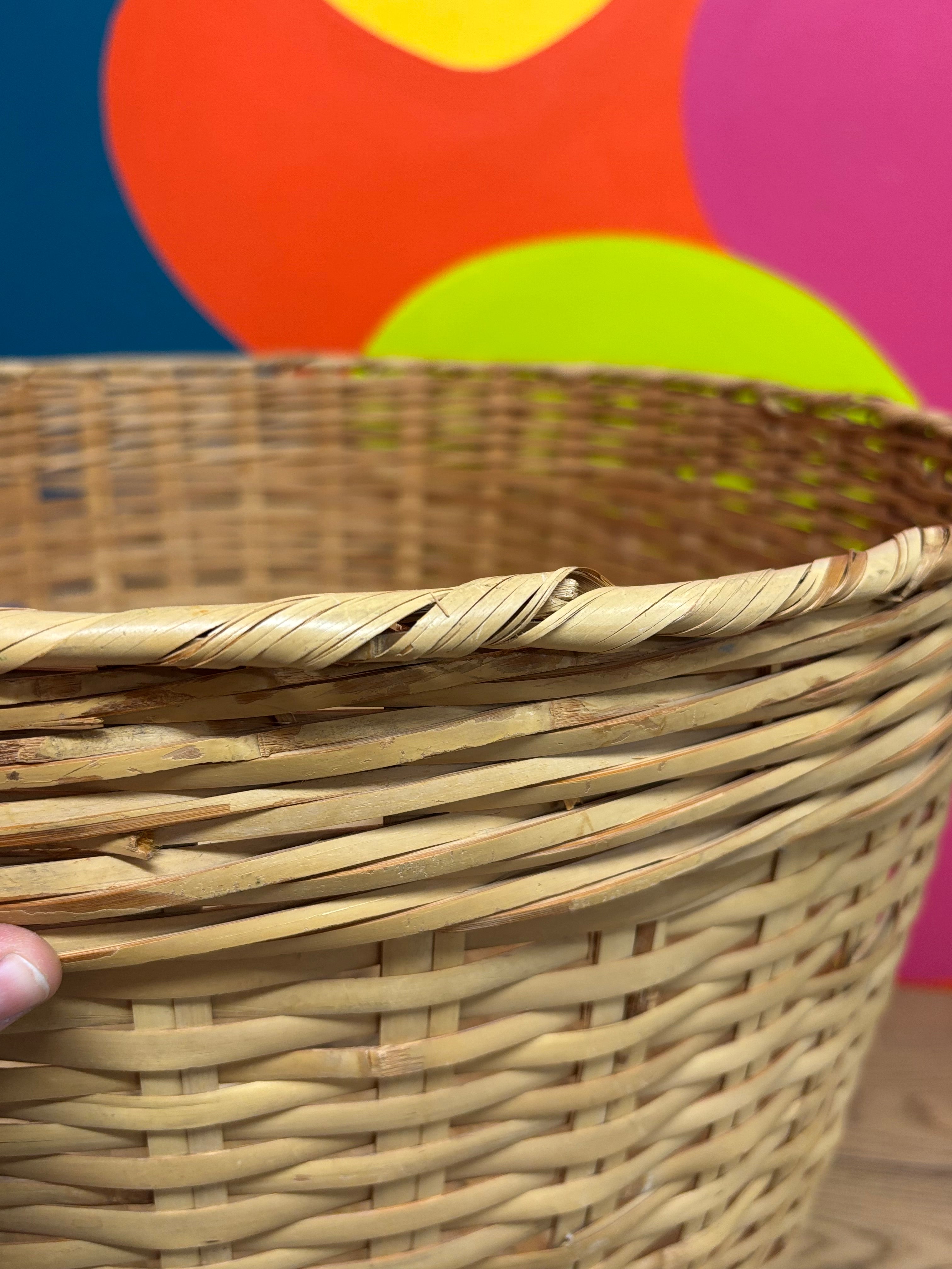 Large Wicker Basket 21"