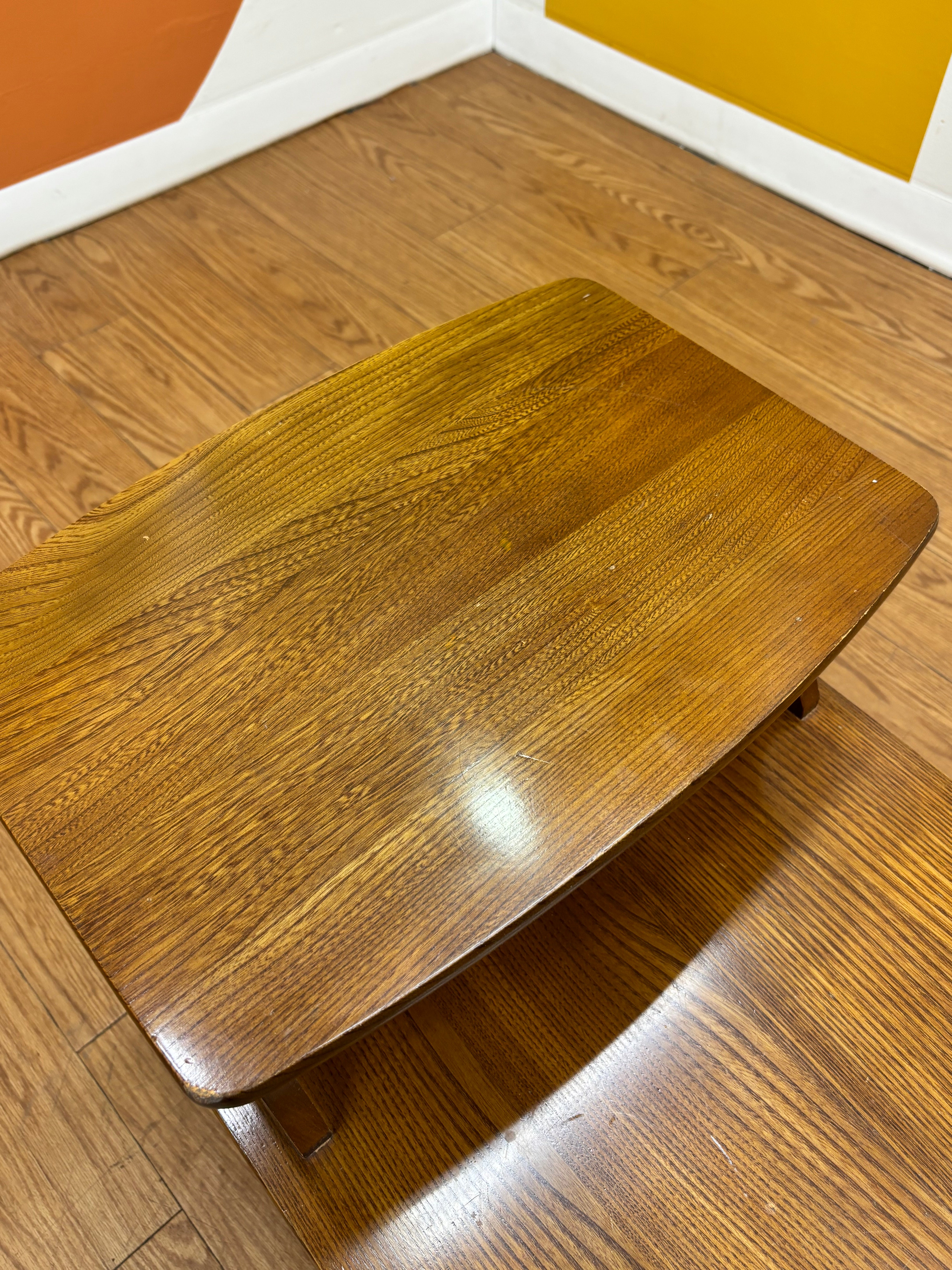 Two-Tier Wood End Table