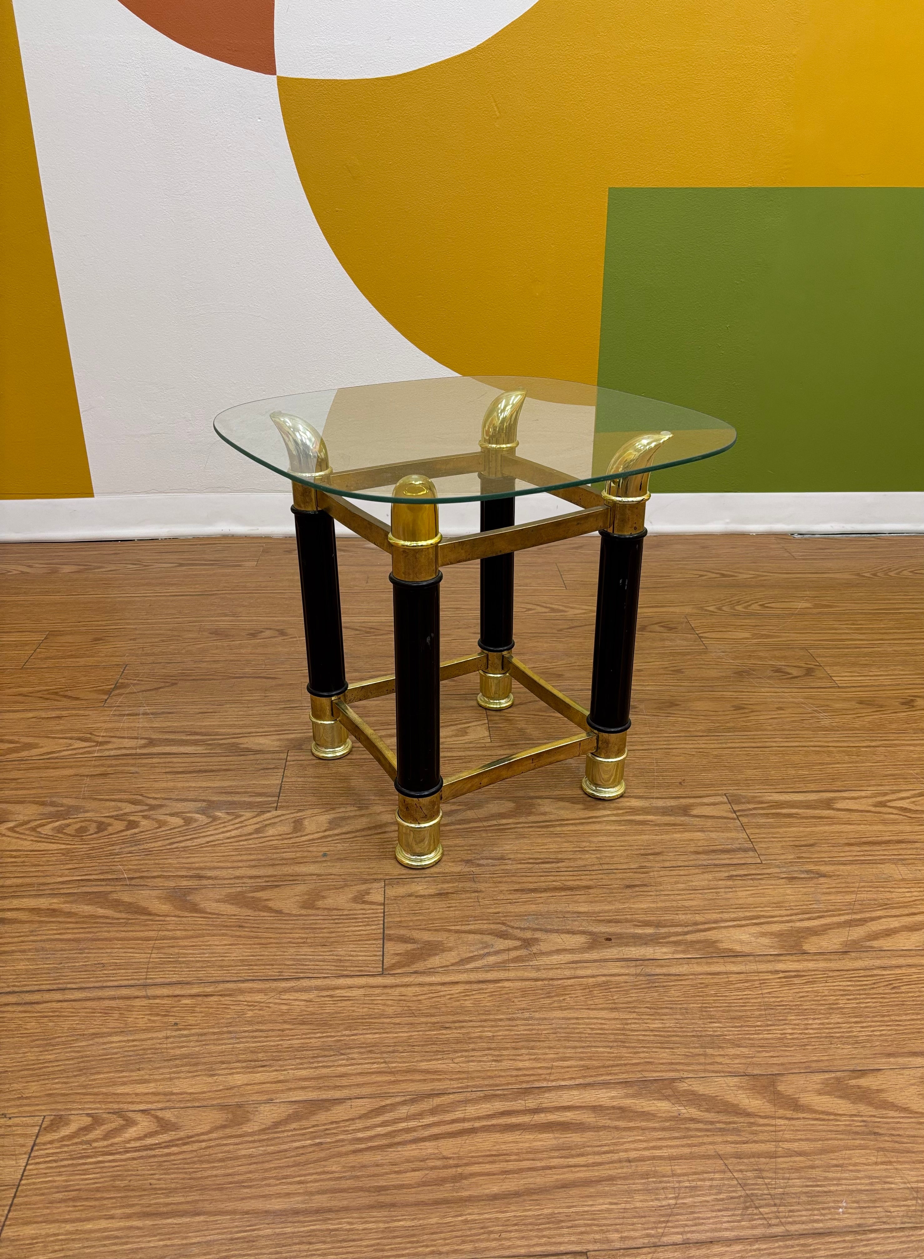 Small Glass Side Table