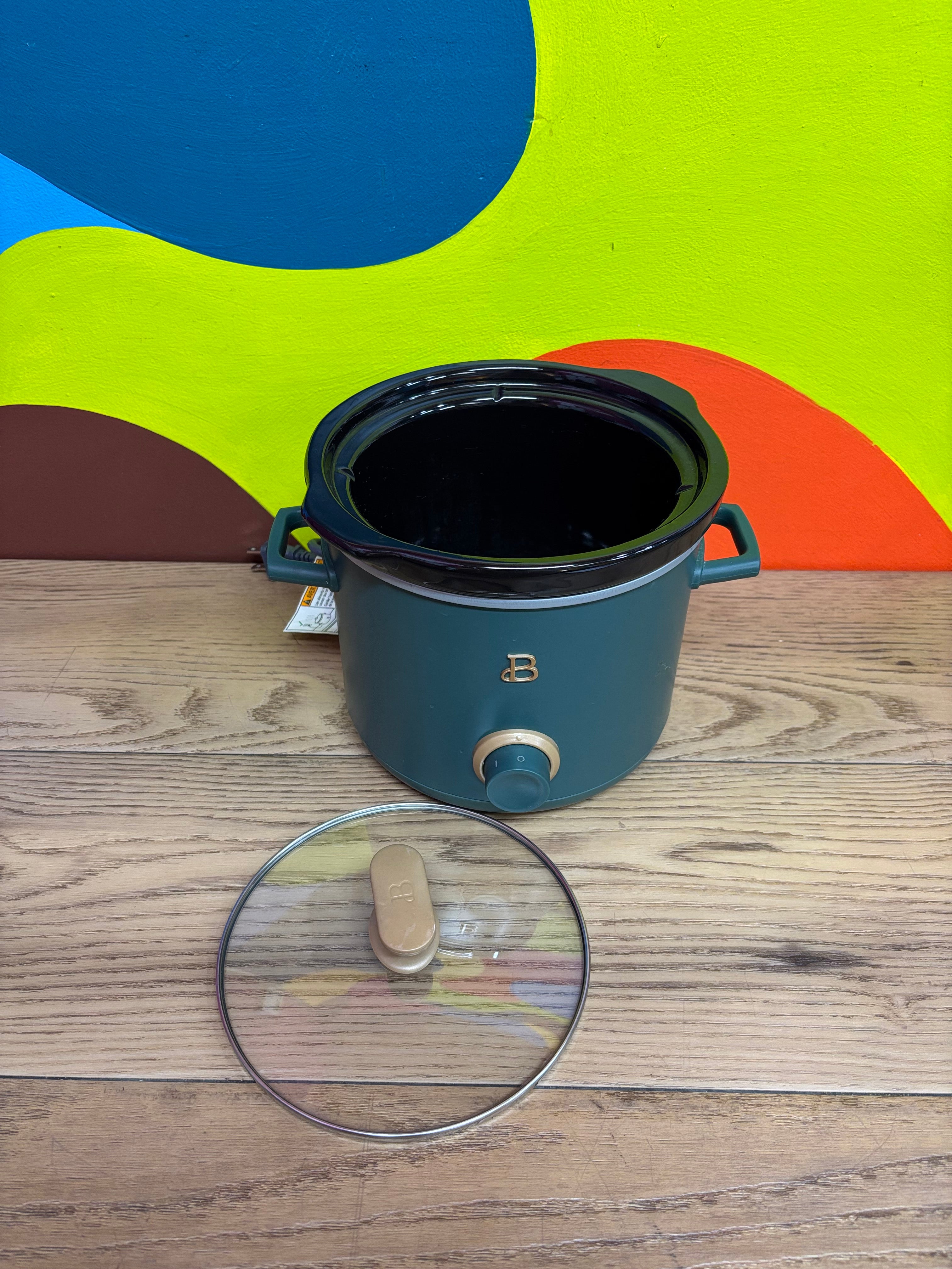 Beautiful by Drew Barrymore Green 2Qt Slow Cooker