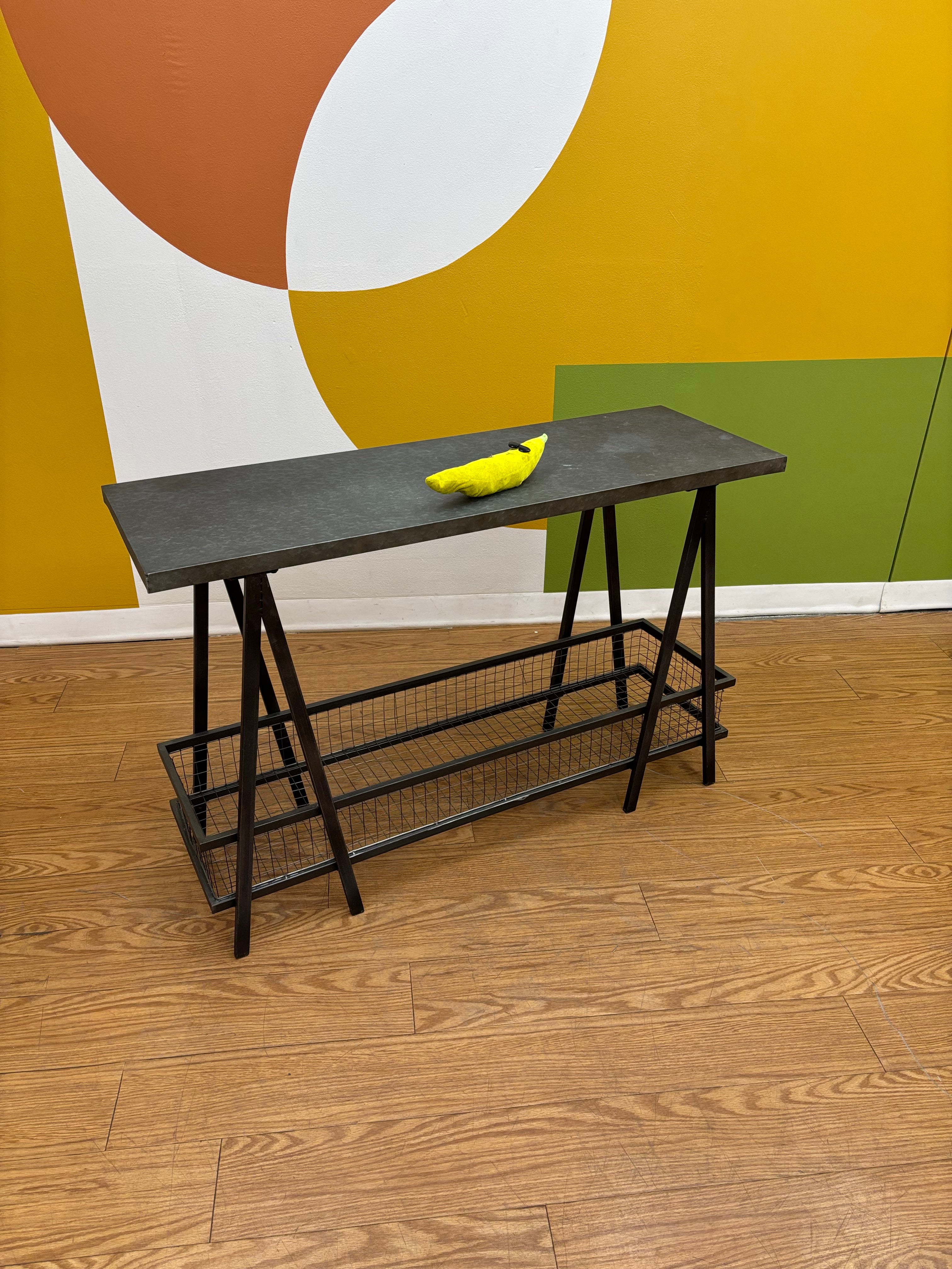 Grey Console Table (2 available)