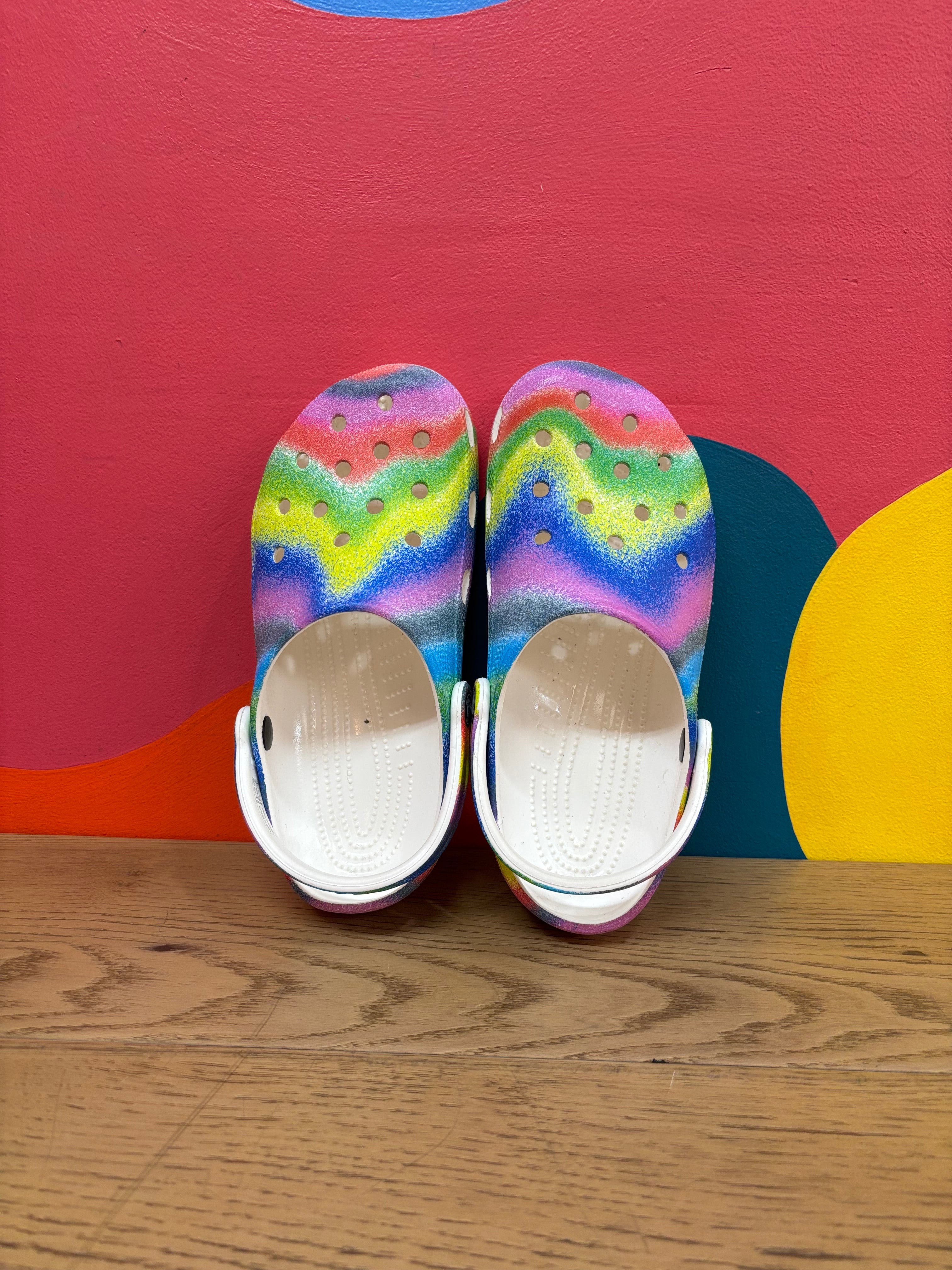 Spray Dye Clog Crocs (M6/W8)