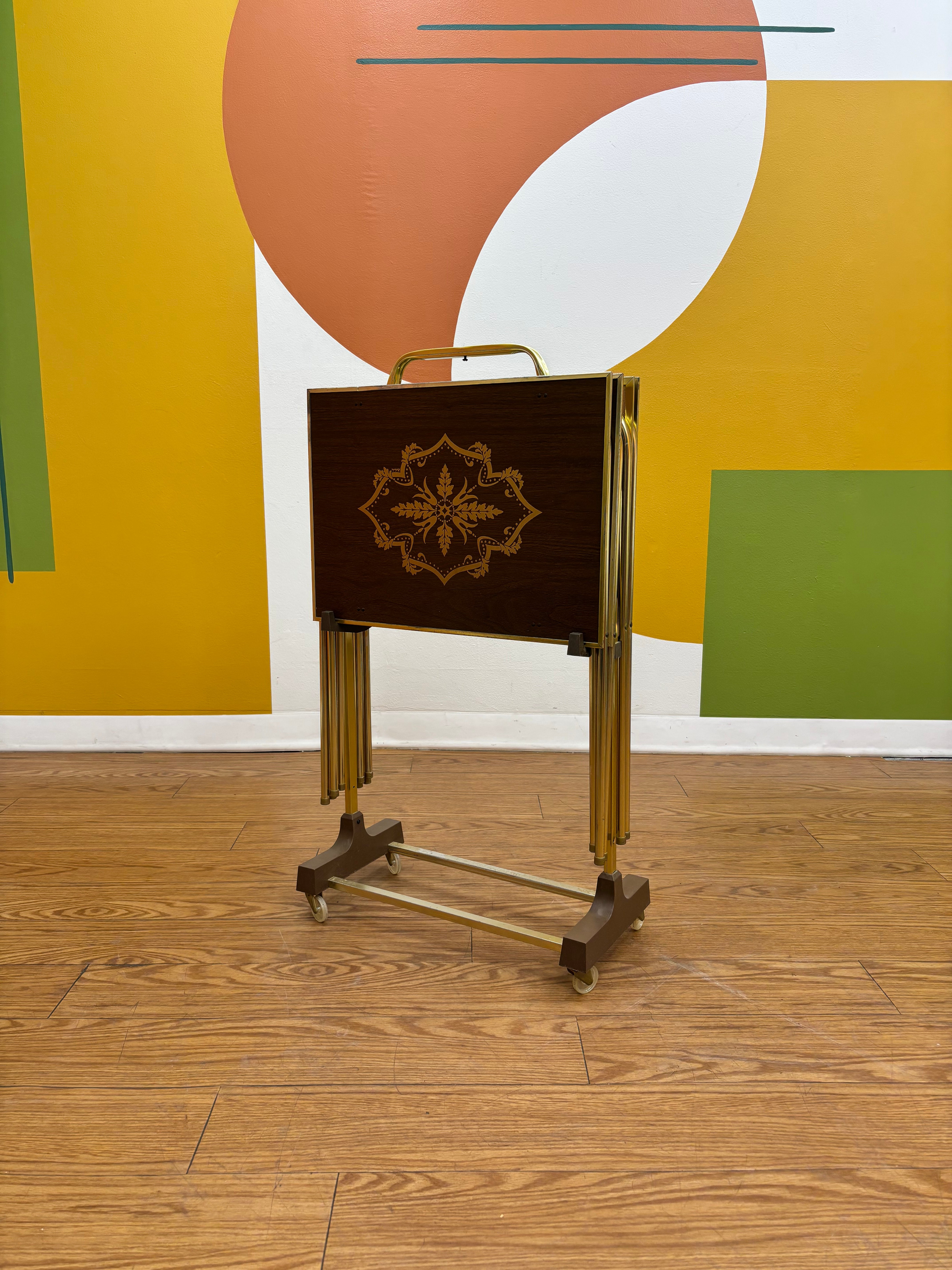 TV Tray Table Set