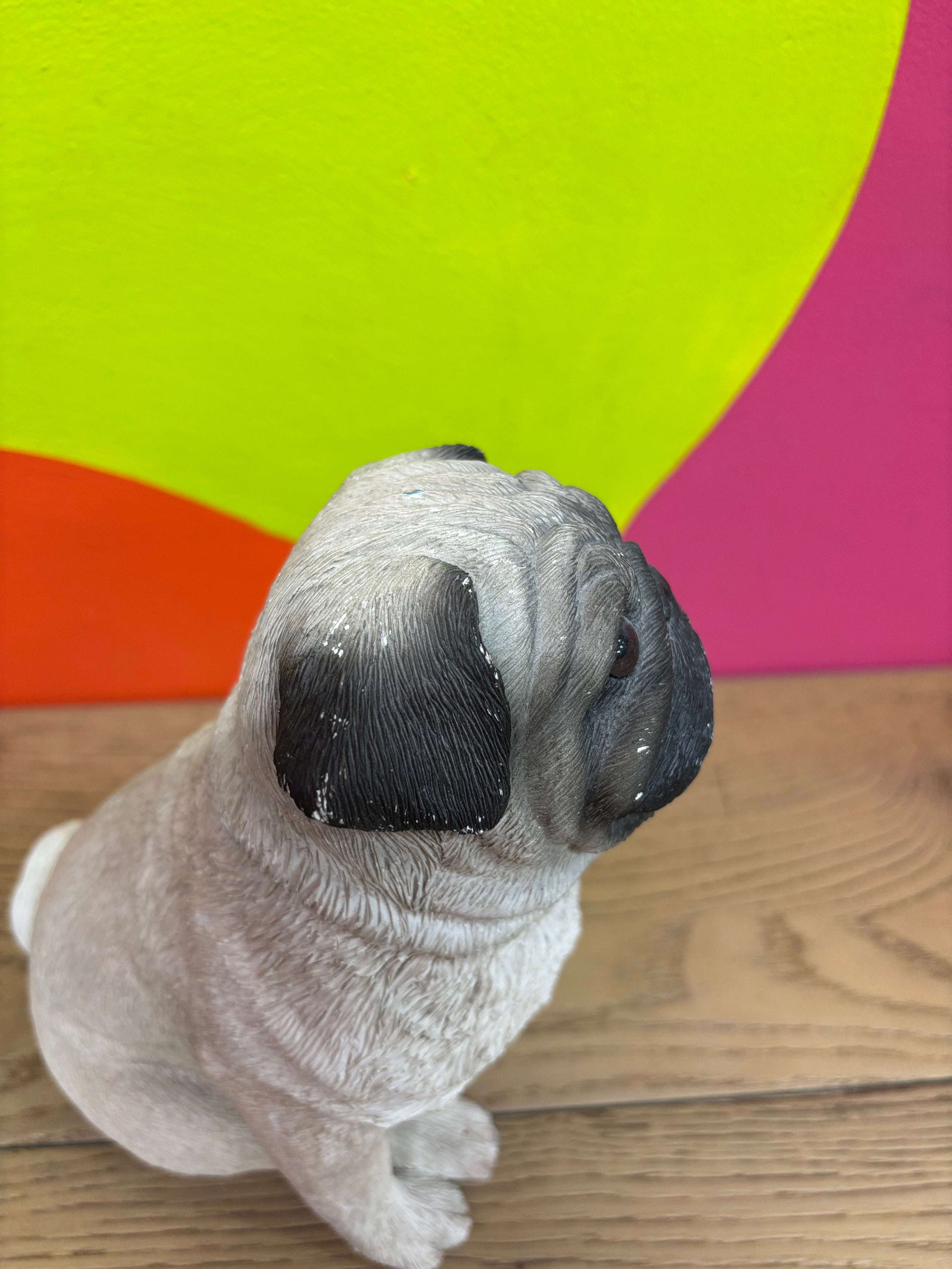 Sandicast Pug Sculpture