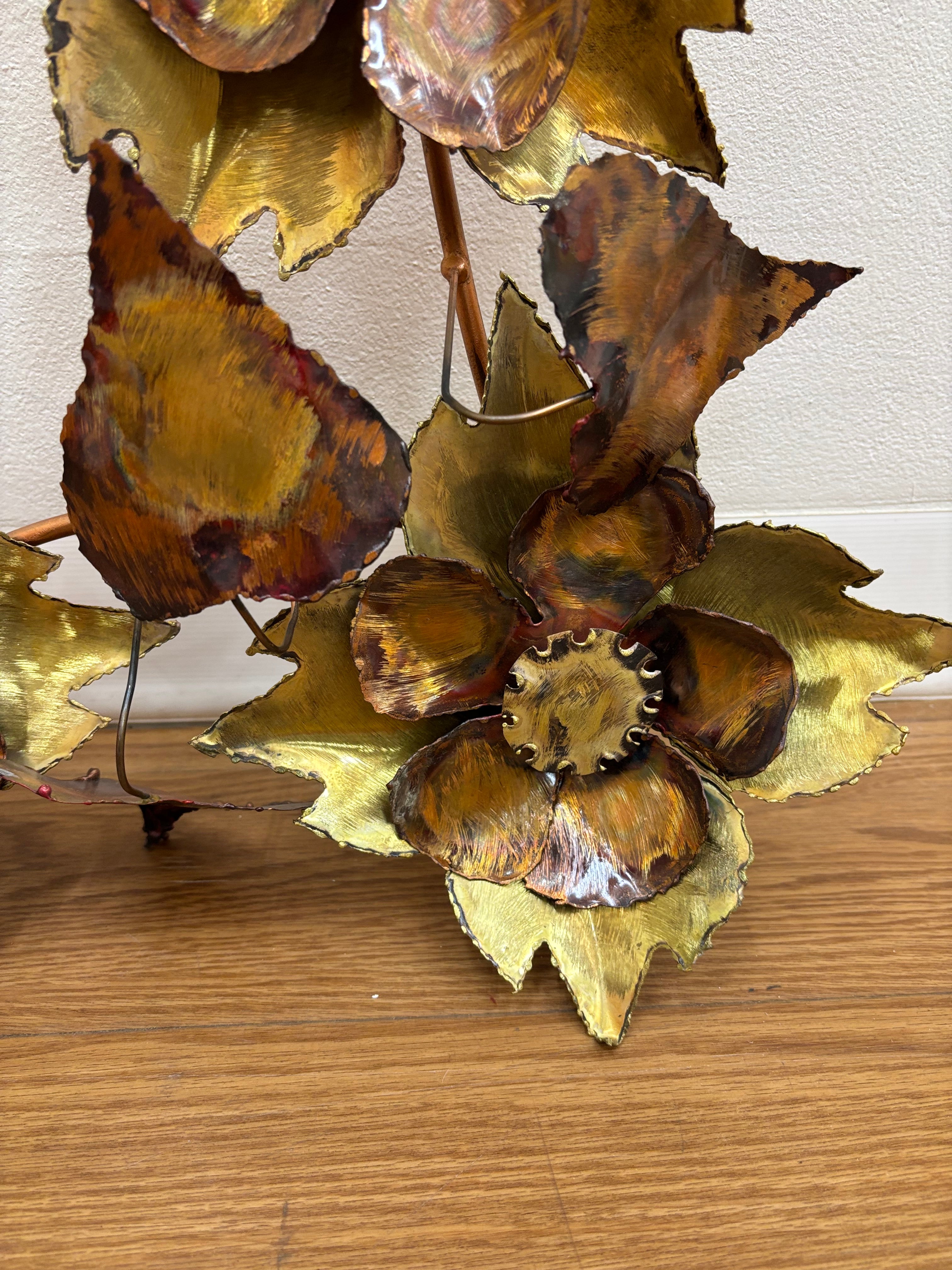 Metal Flower Art (2 available)